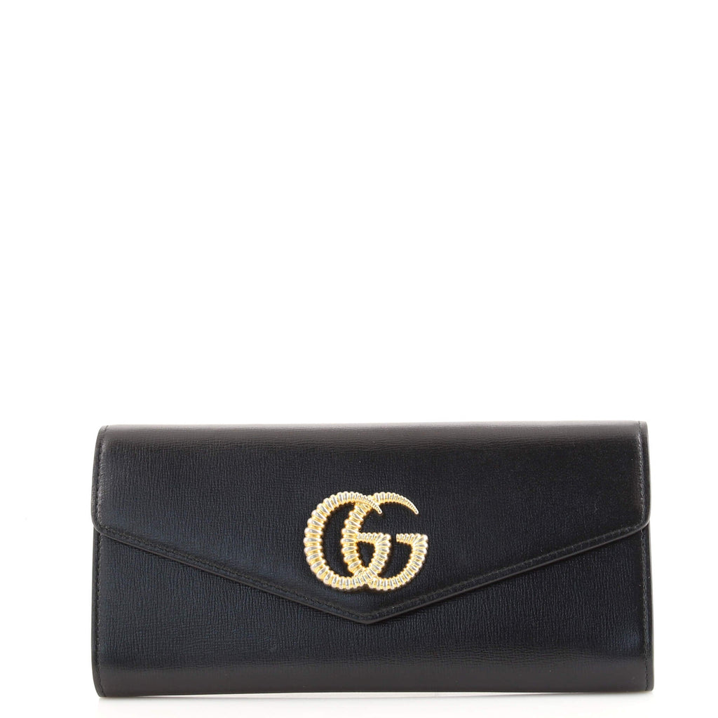 GG Broadway Envelope Clutch Leather