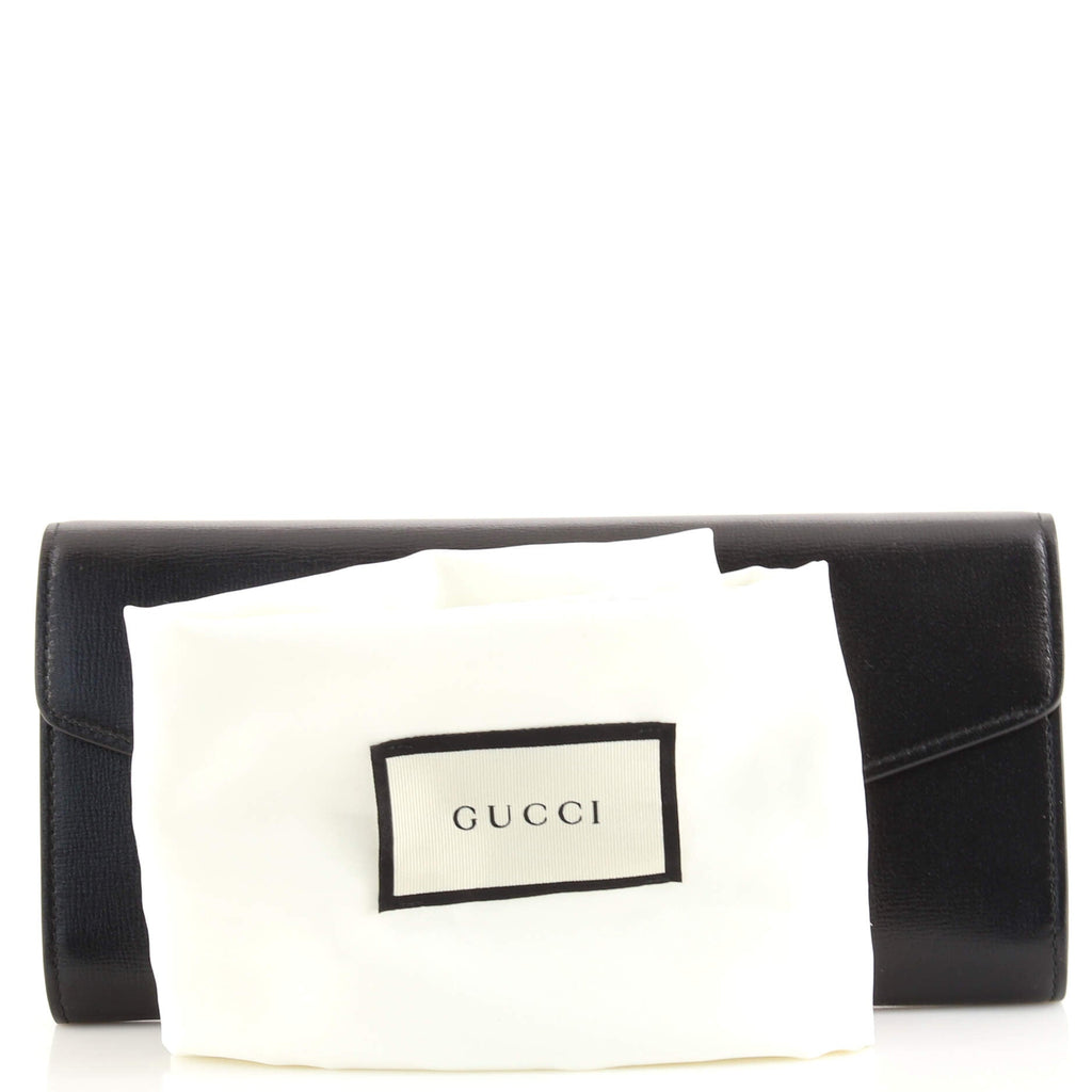 GG Broadway Envelope Clutch Leather