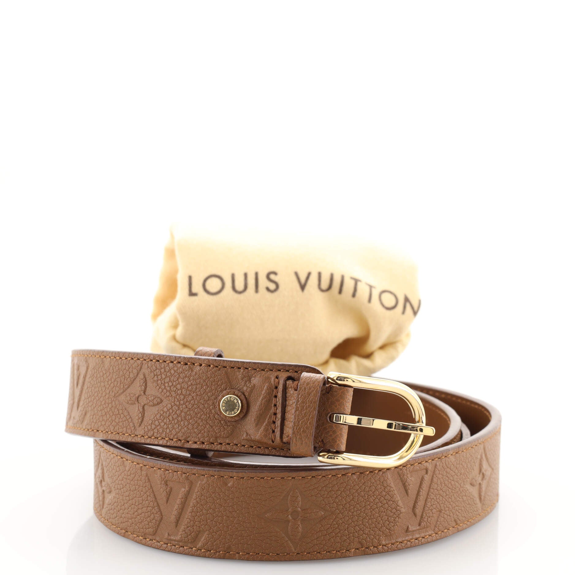 Gracieuse Belt Monogram Empreinte Leather 30mm 85