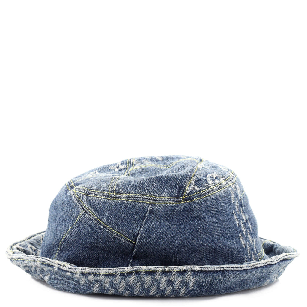 Nigo Sun Hat Limited Edition Giant Damier and Monogram Denim