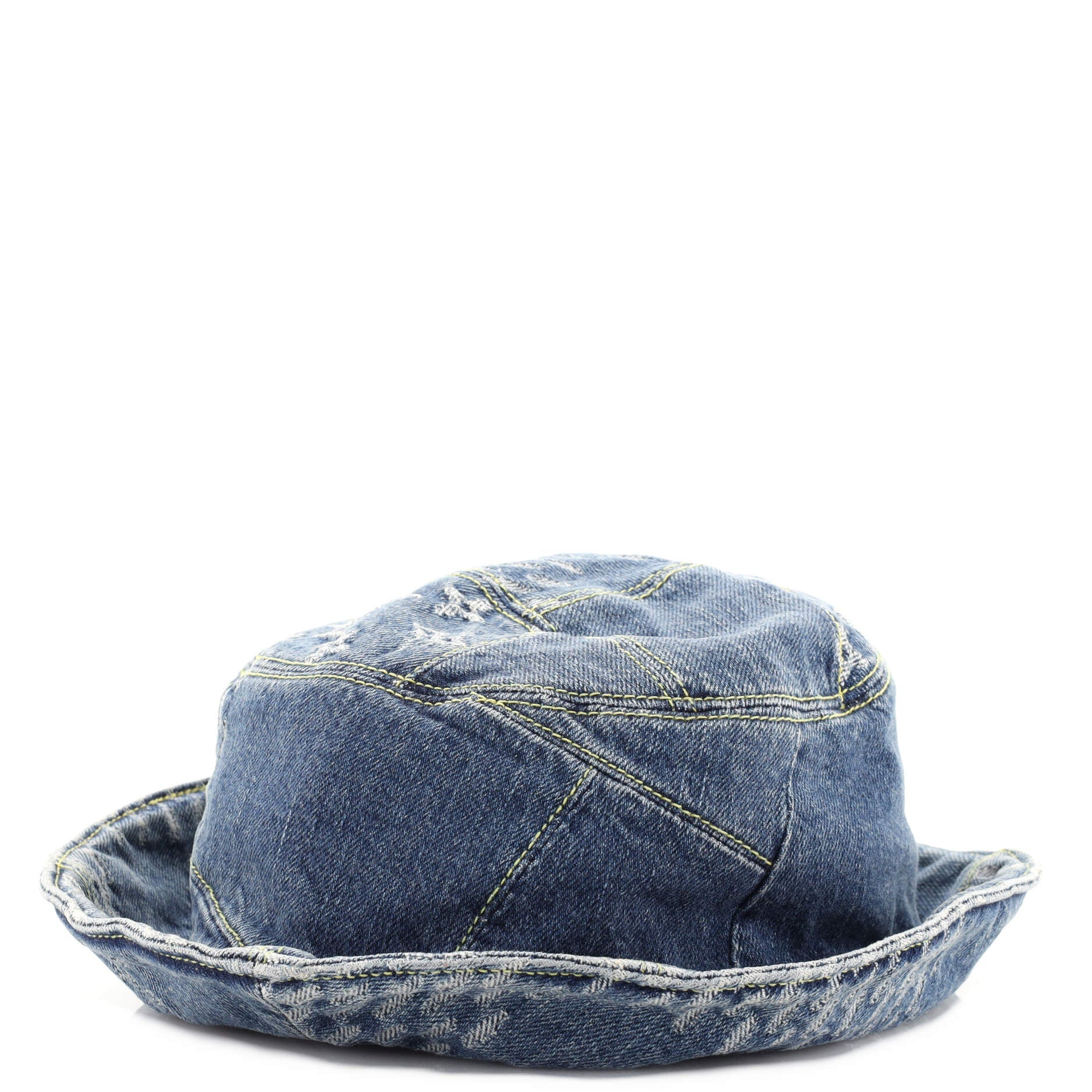 Nigo Sun Hat Limited Edition Giant Damier and Monogram Denim