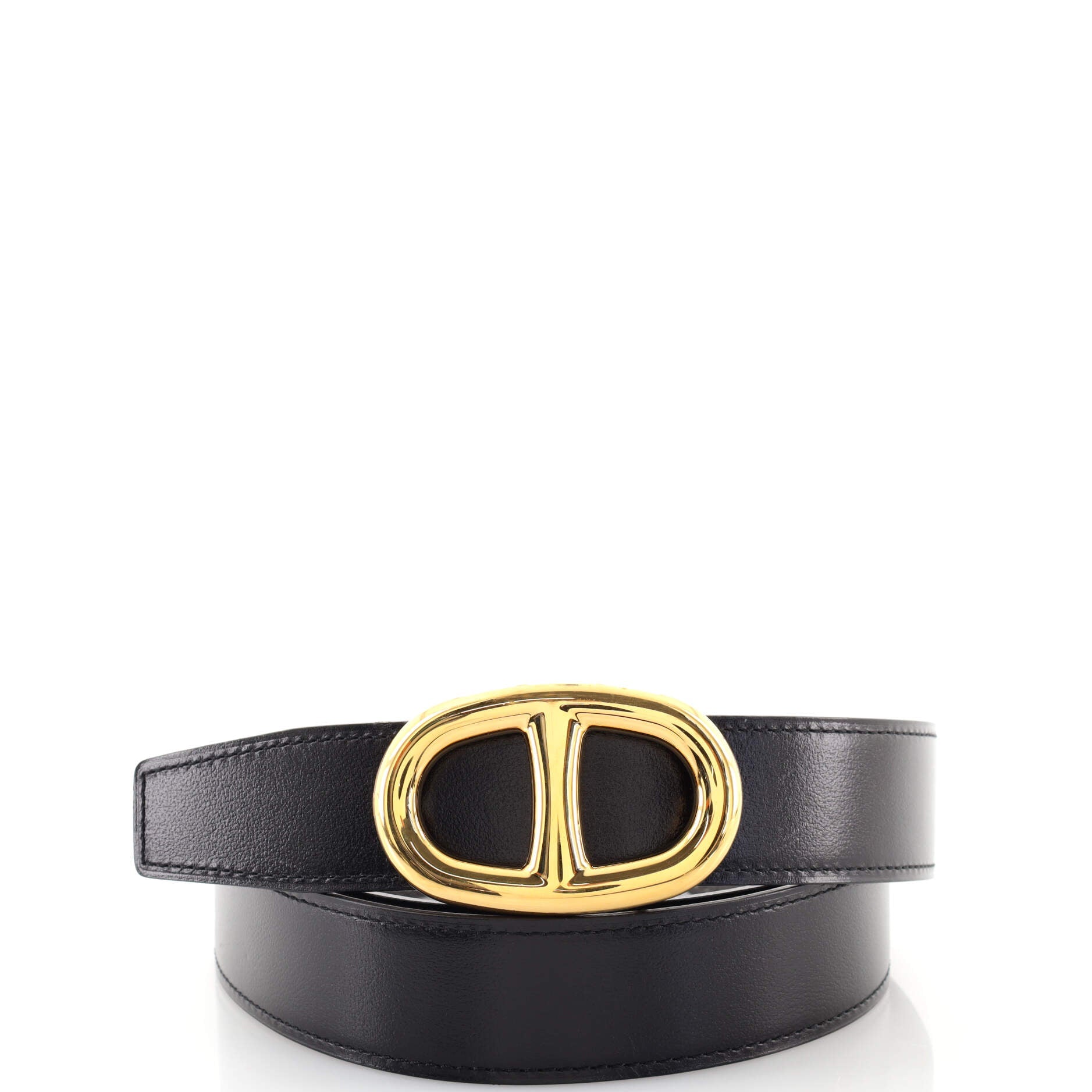 Chaine D'Ancre Reversible Belt Leather Medium 95