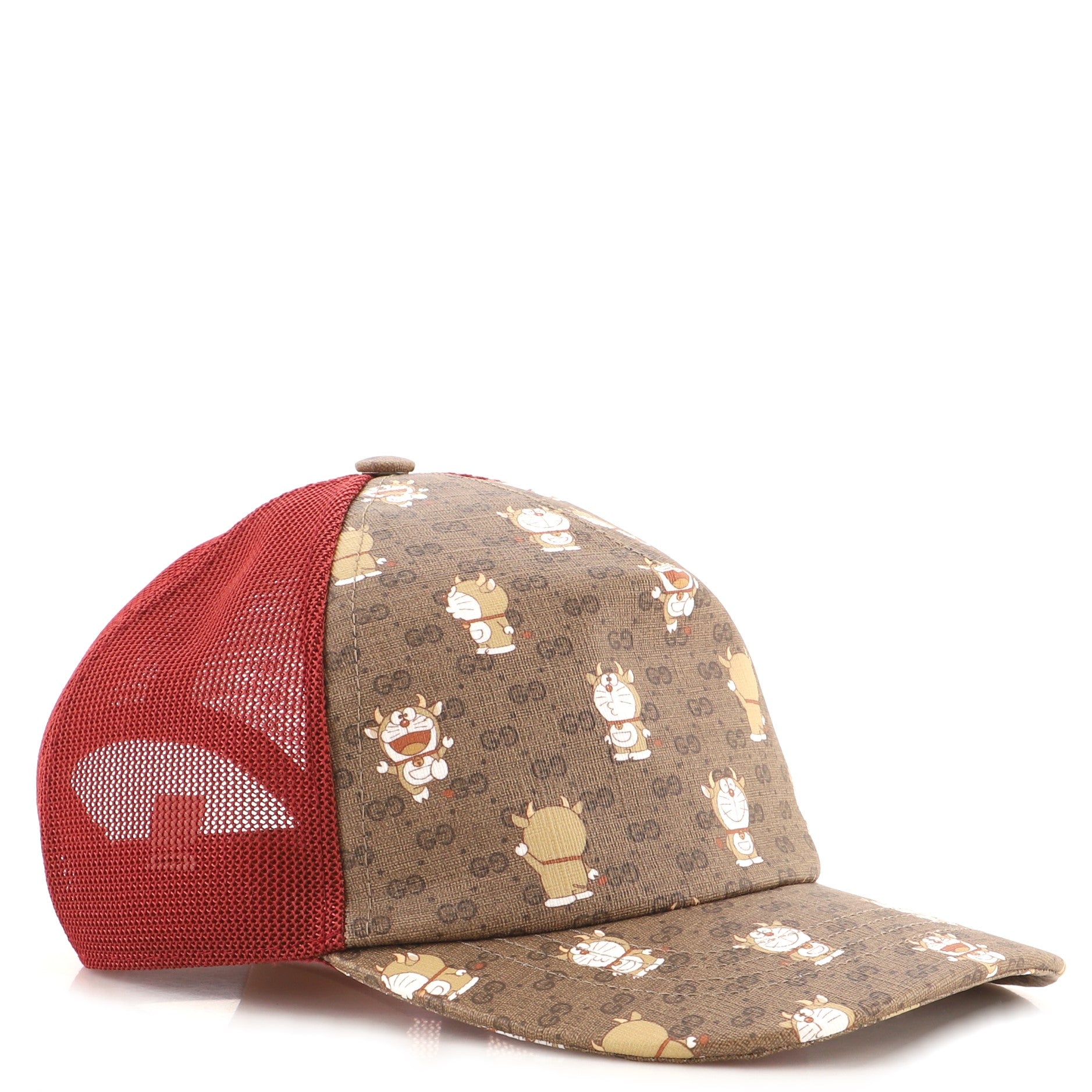 Doraemon Baseball Cap Printed Mini GG Coated Canvas Medium