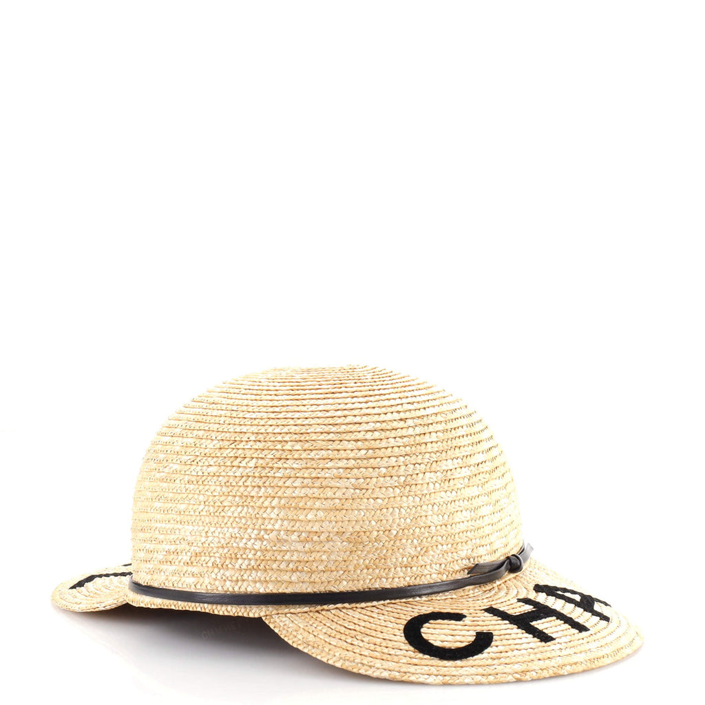 Double Sided Logo Cap Straw with Lambskin