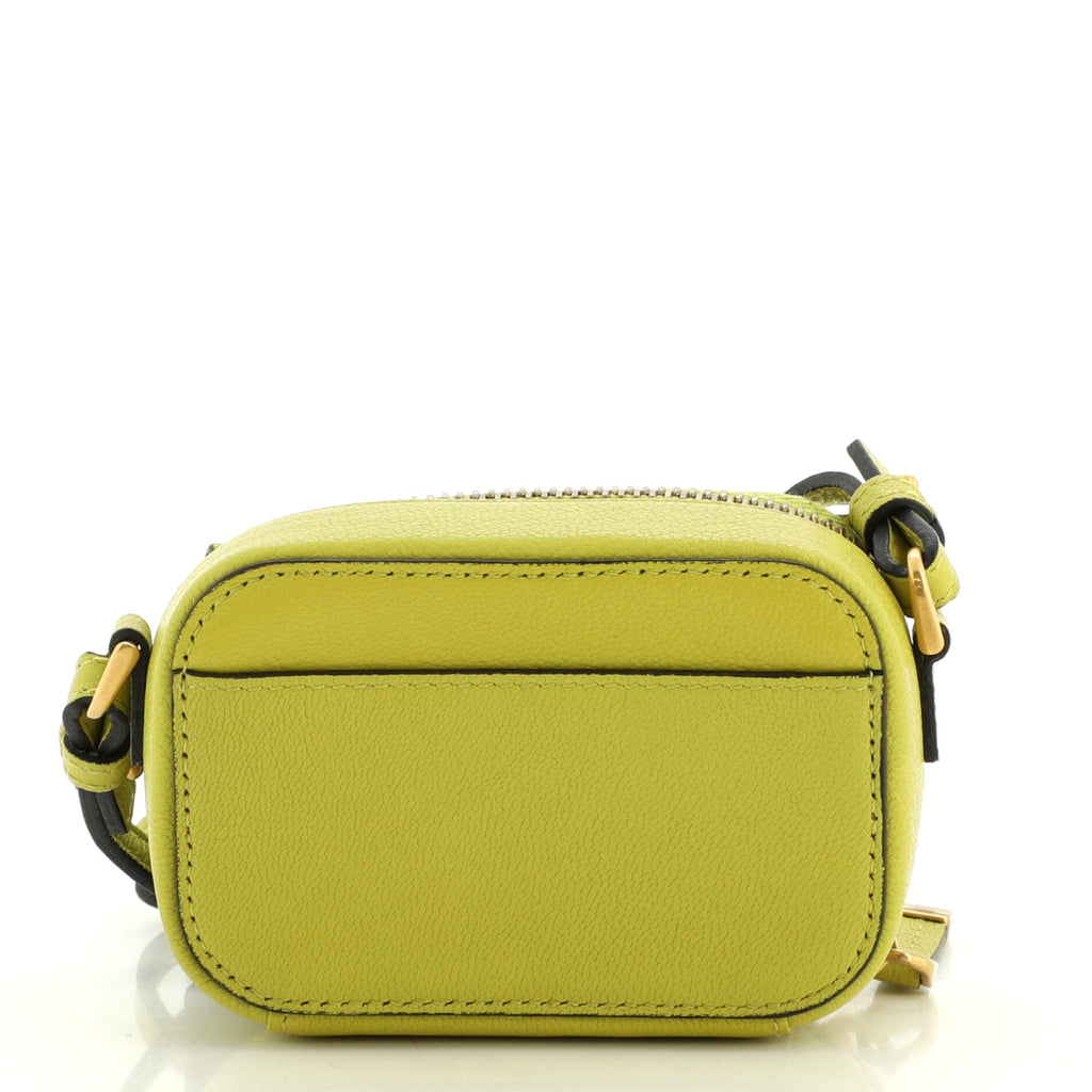 Saddle Shoulder Strap Pouch Goatskin Mini