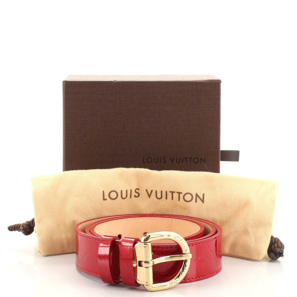 Ceinture Belt Monogram Vernis Medium 80