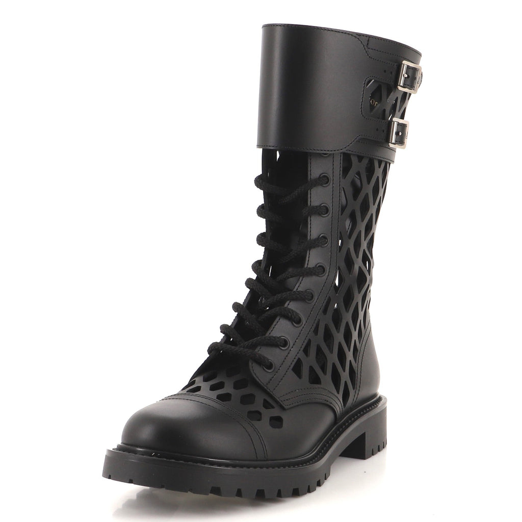 Women's D-Trap Cut-Out Ankle Boots Leather