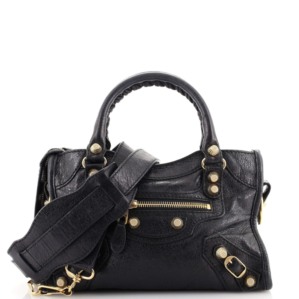 City Giant Studs Bag Leather Mini