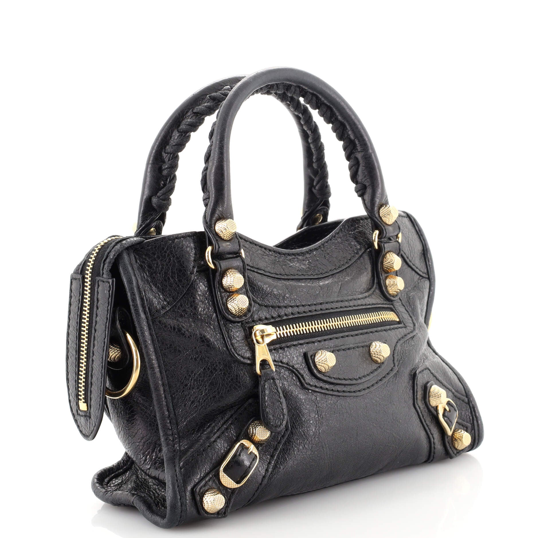 City Giant Studs Bag Leather Mini