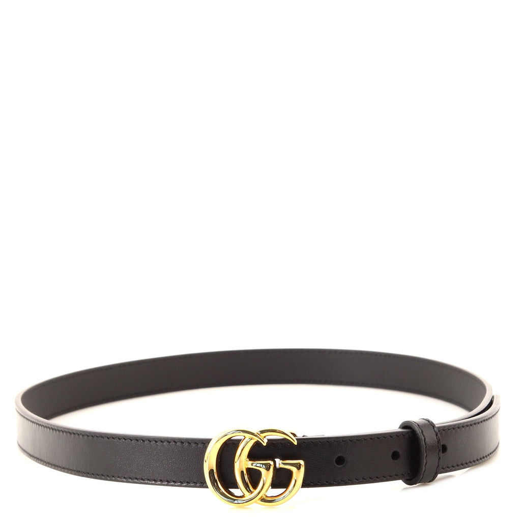 GG Marmont Belt Leather Thin 80