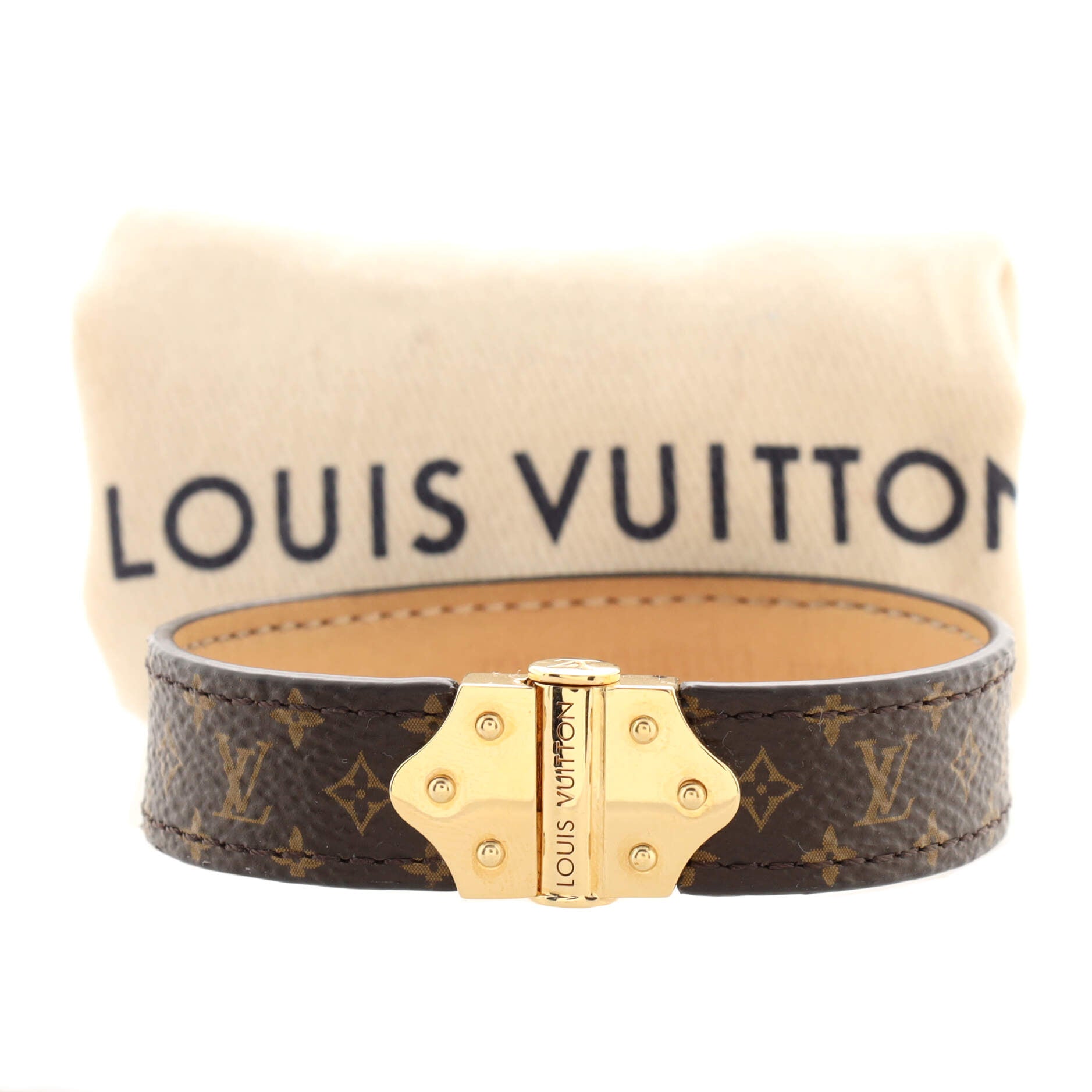 Nano Monogram Bracelet Monogram Canvas and Metal
