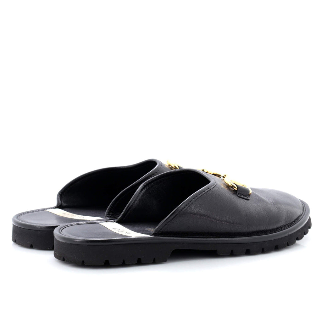 Men's Elea Horsebit Mules Leather