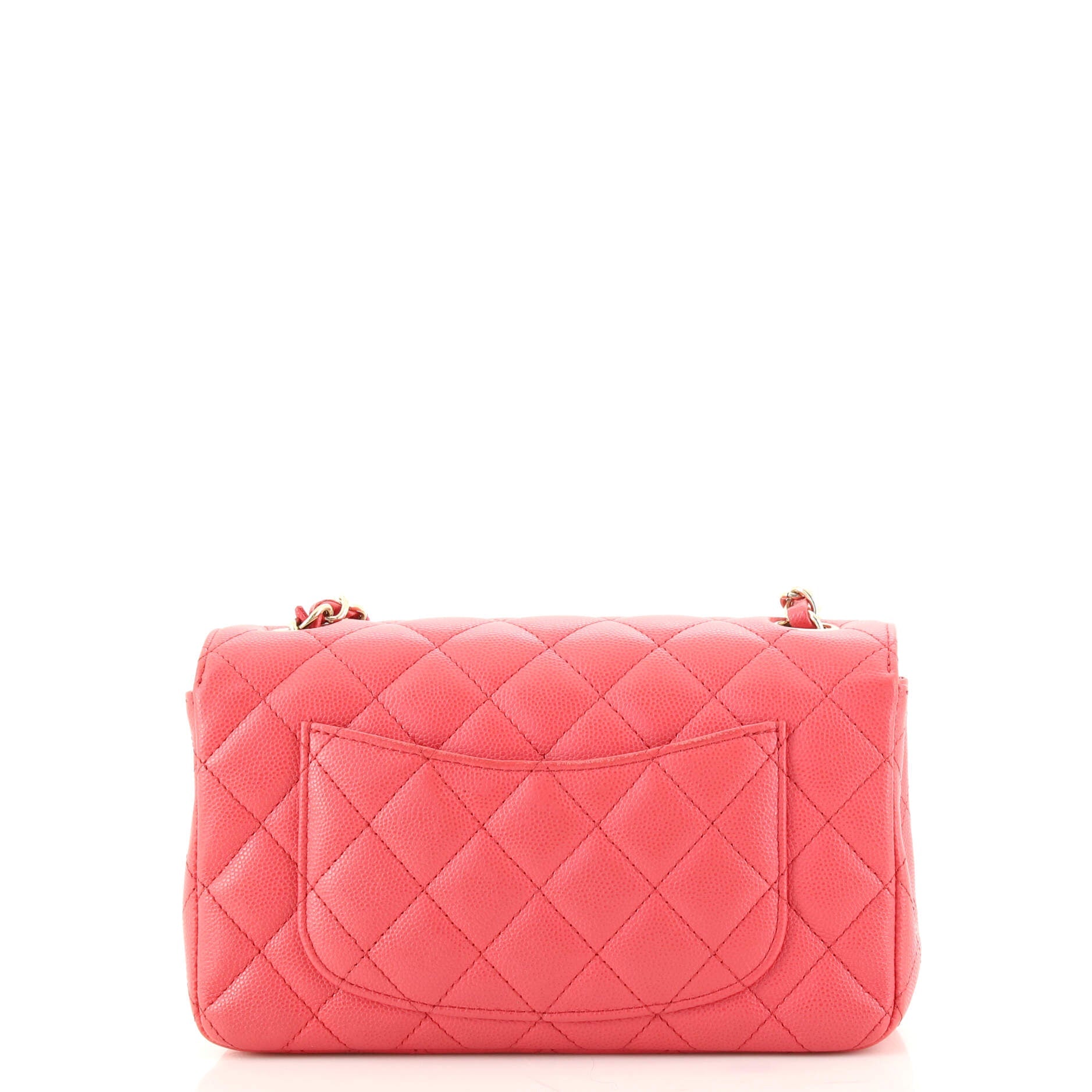 Classic Single Flap Bag Quilted Caviar Mini