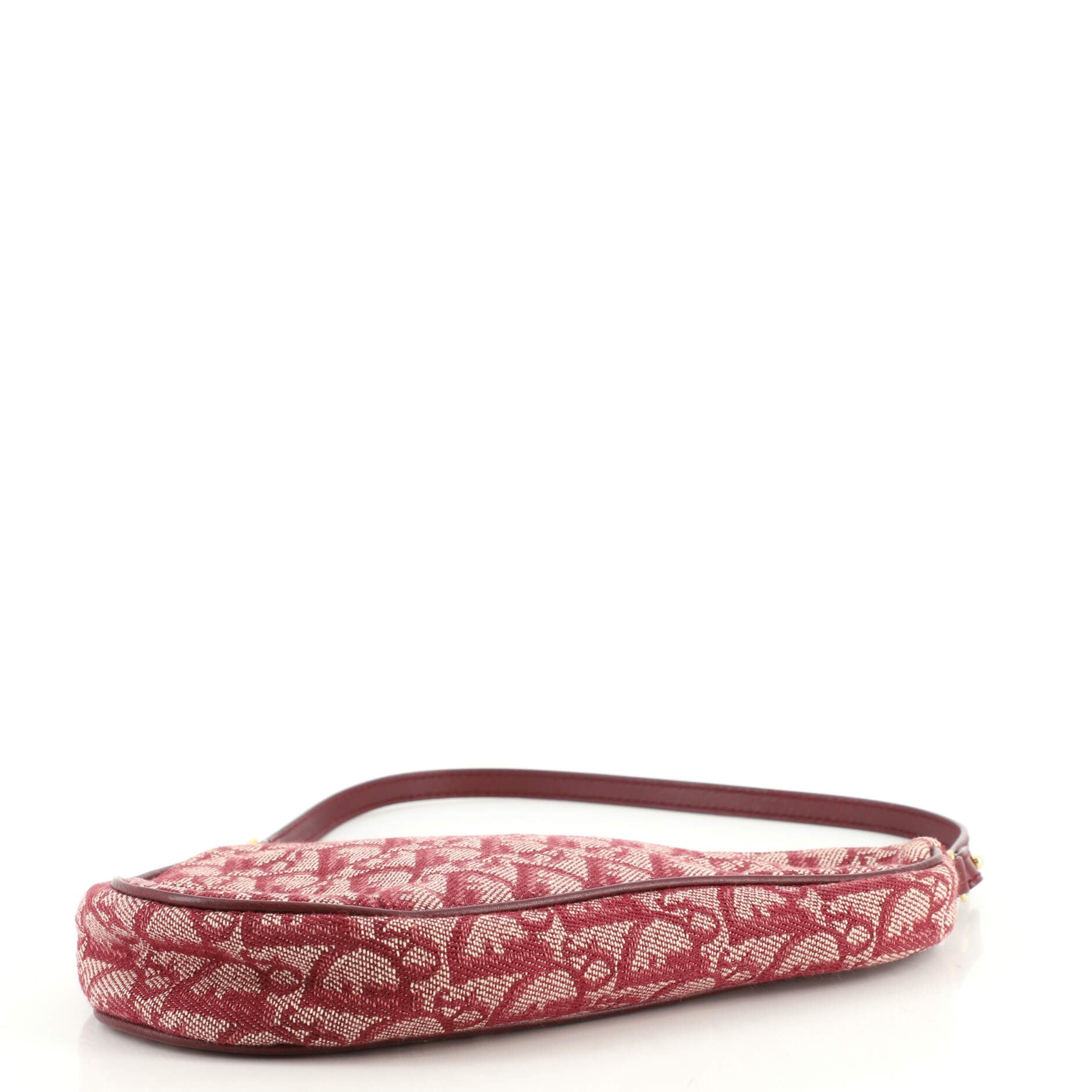 Vintage Saddle Bag Diorissimo Canvas Mini