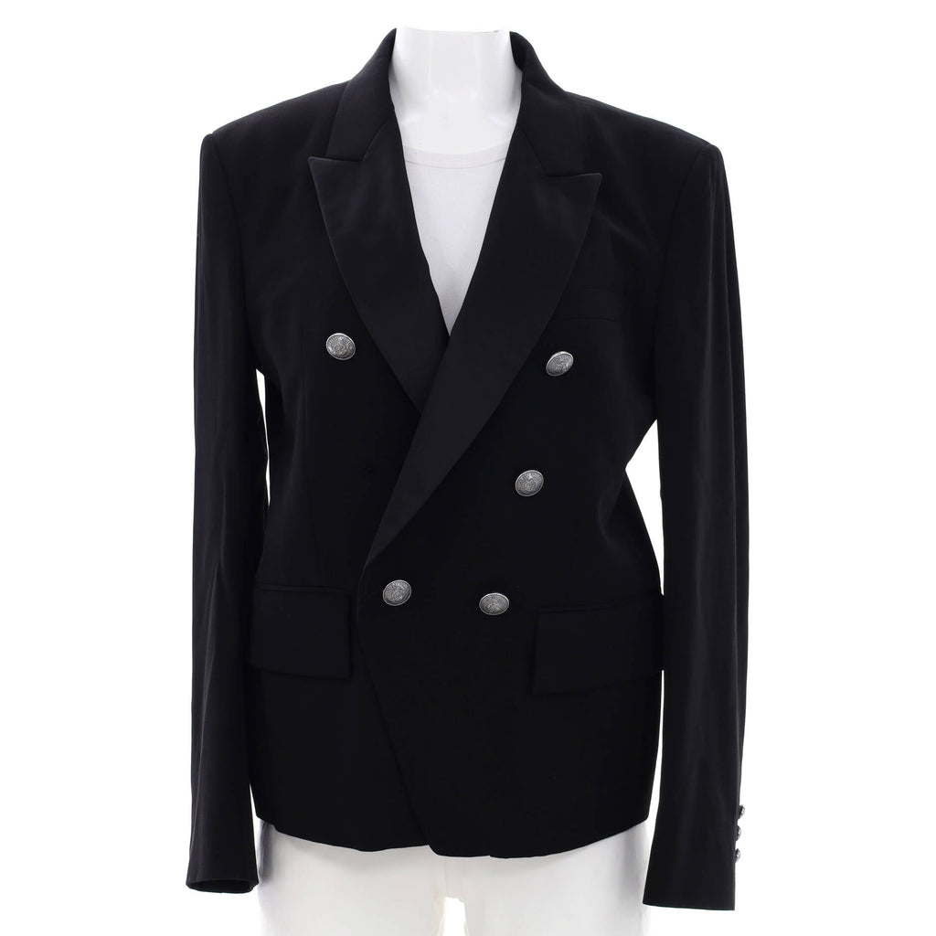 Men's Double Breasted Blazer Wool