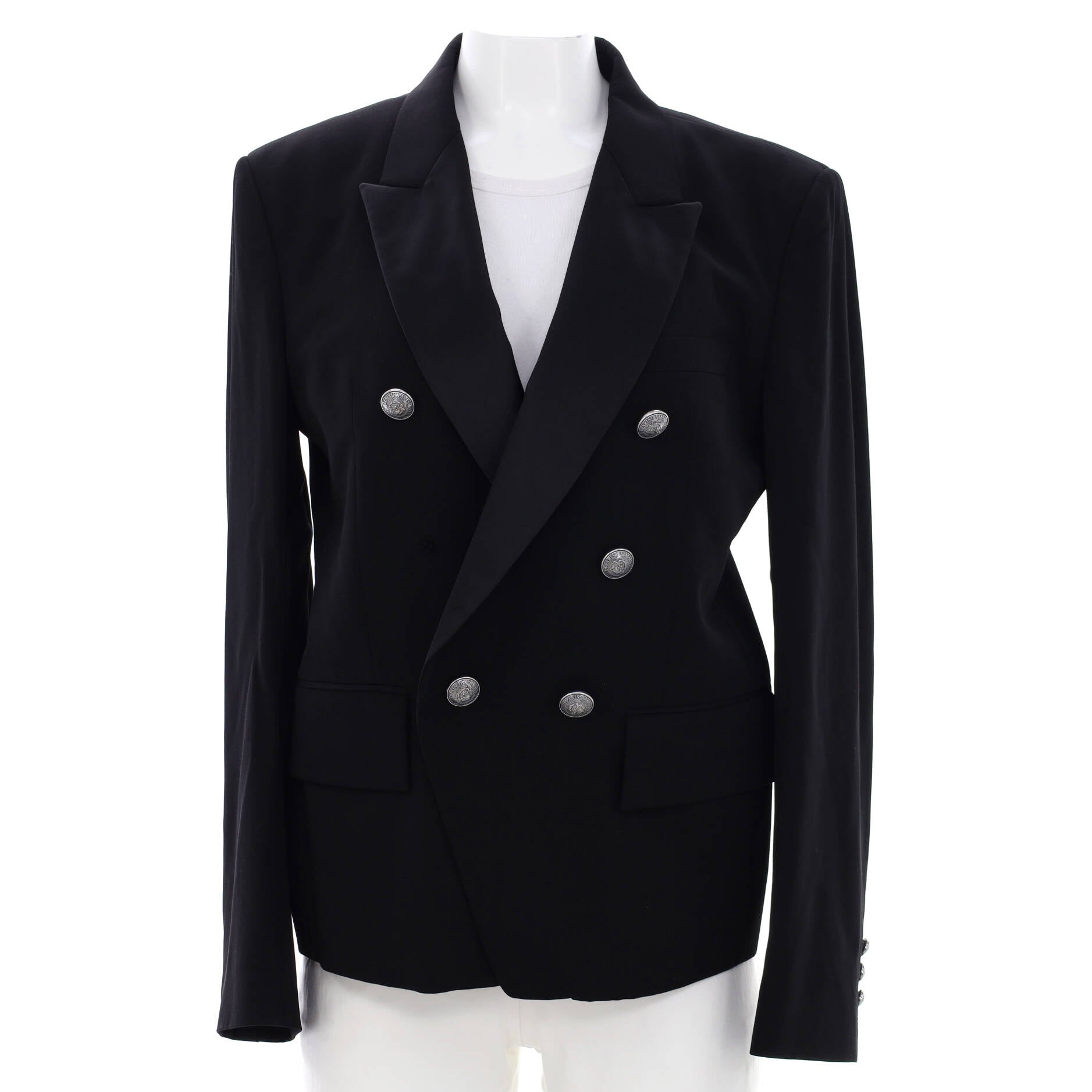 Men's Double Breasted Blazer Wool