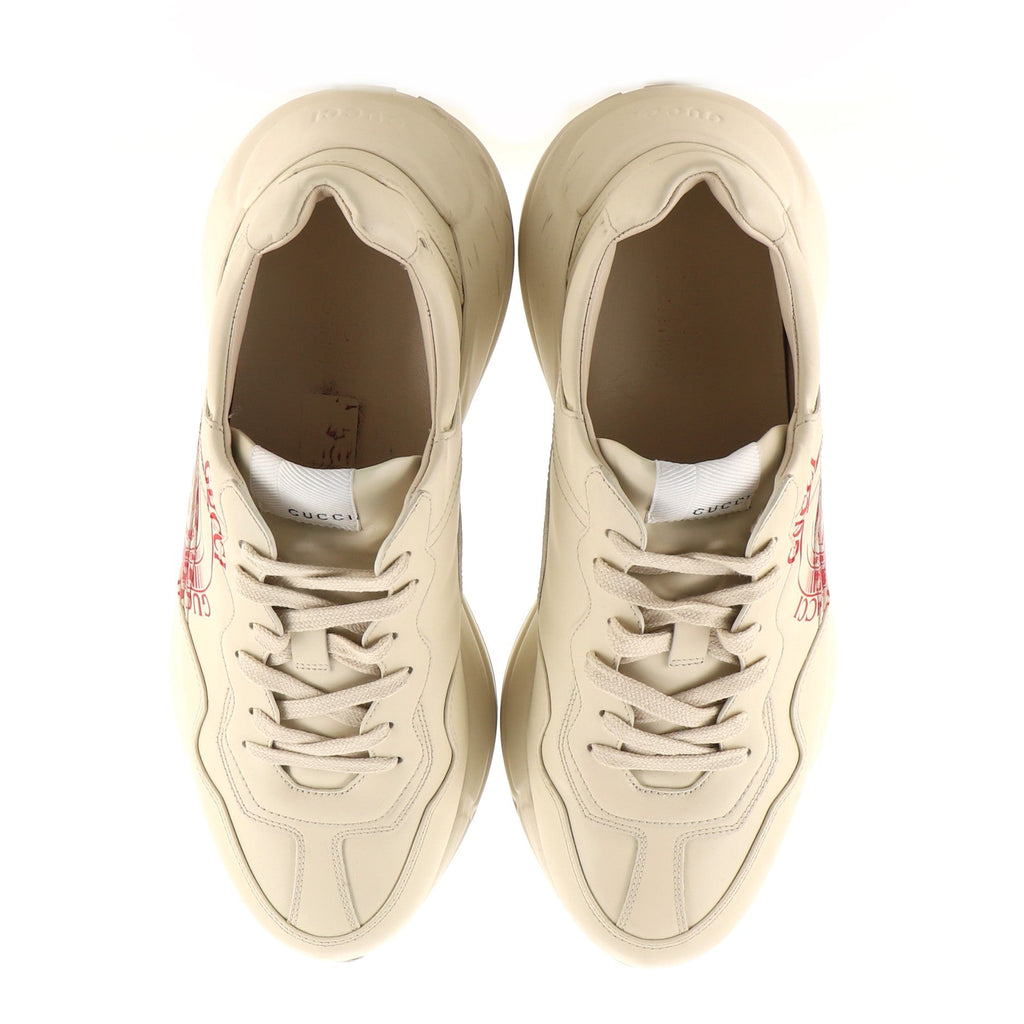 Rhyton Sneakers Printed Leather