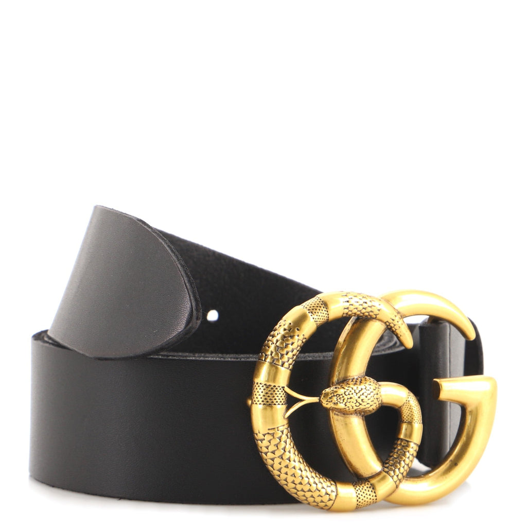 Snake Marmont Belt Leather Wide 80