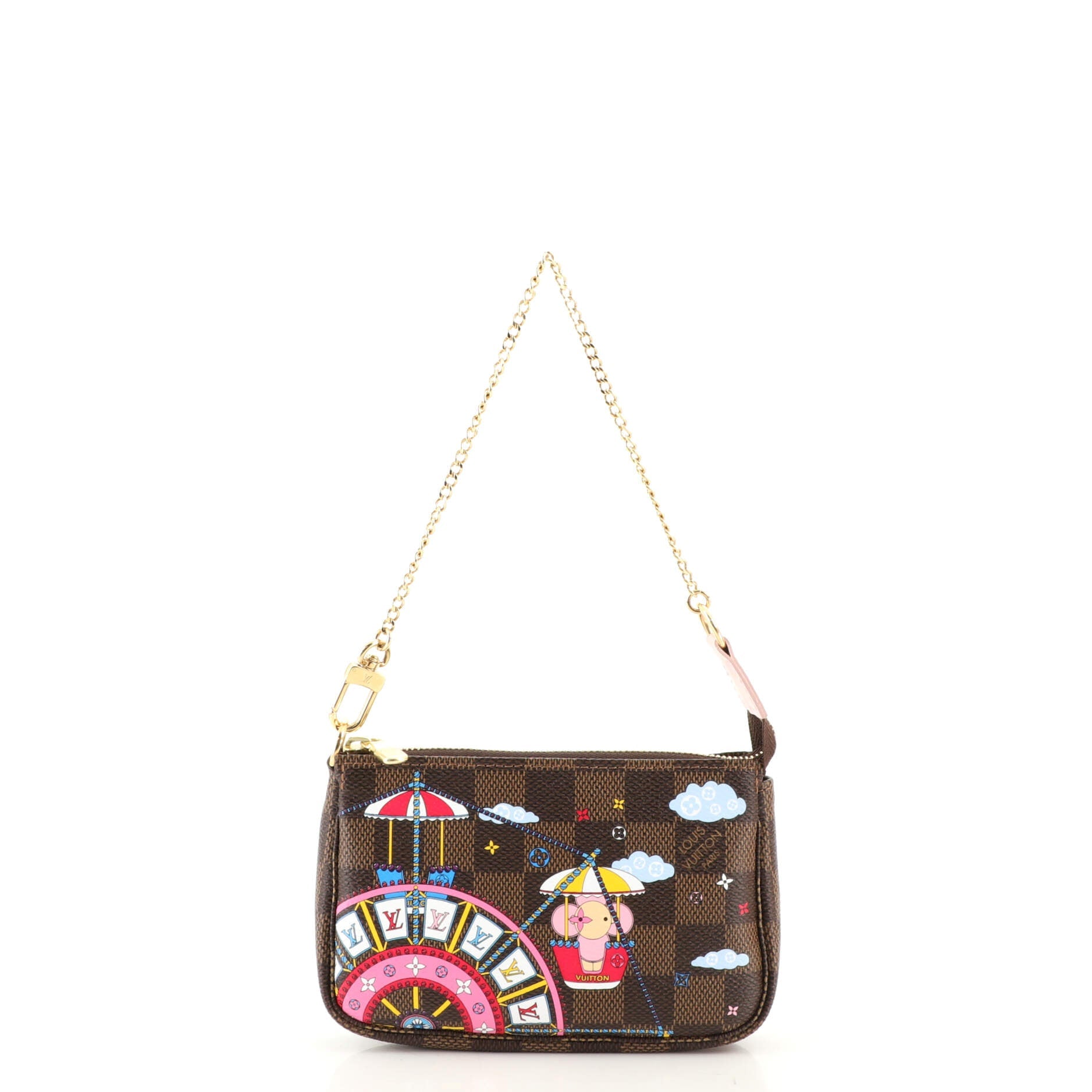 Pochette Accessoires Limited Edition Vivienne Xmas Damier Mini