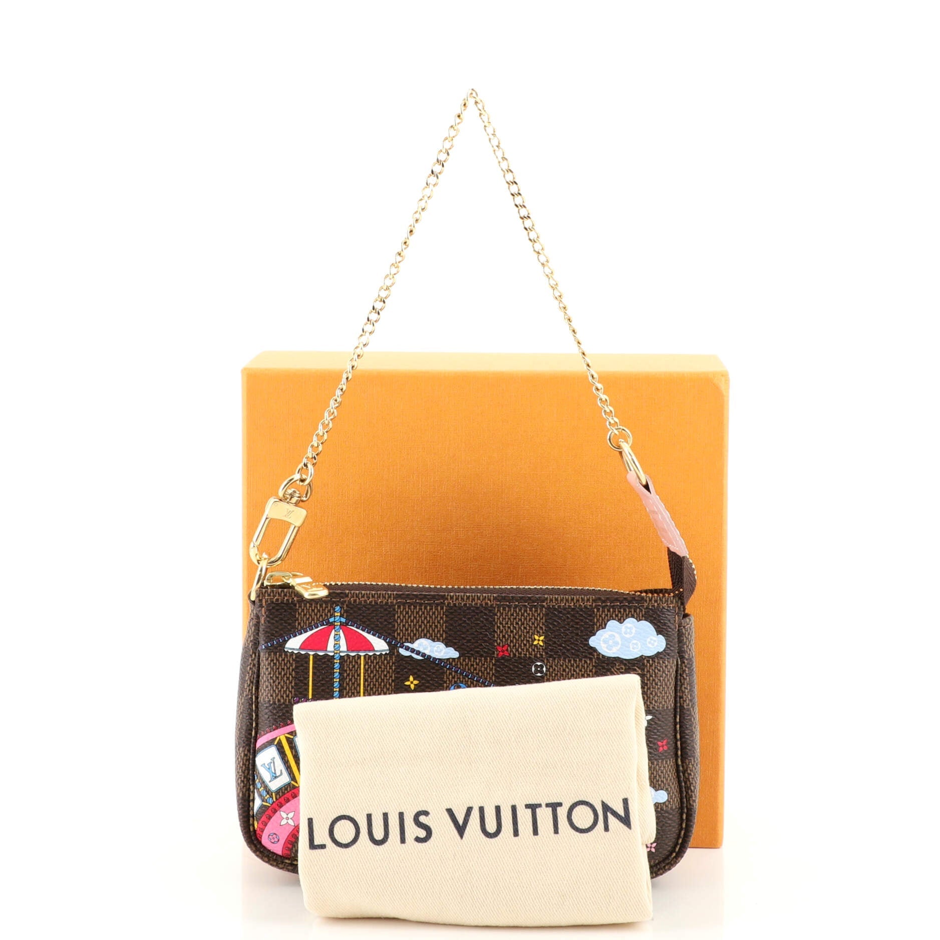 Pochette Accessoires Limited Edition Vivienne Xmas Damier Mini