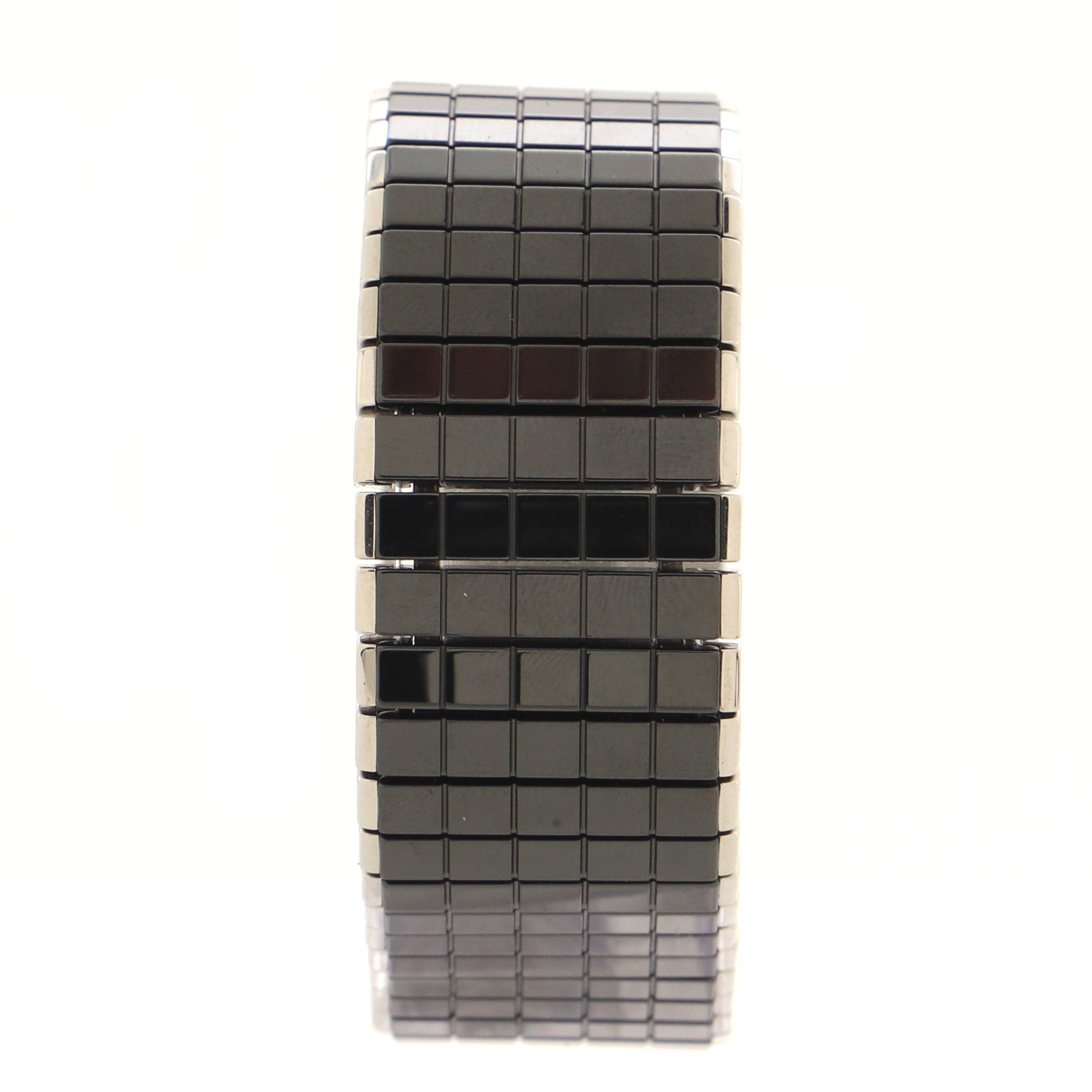 Code Coco Quartz Watch Stainless Steel and Ceramic with Diamond Bezel, Markers and Dial 21