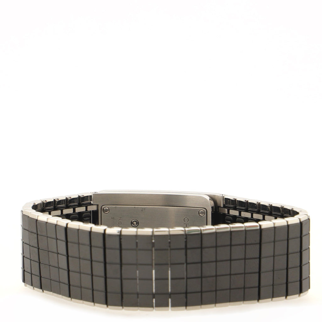 Code Coco Quartz Watch Stainless Steel and Ceramic with Diamond Bezel, Markers and Dial 21