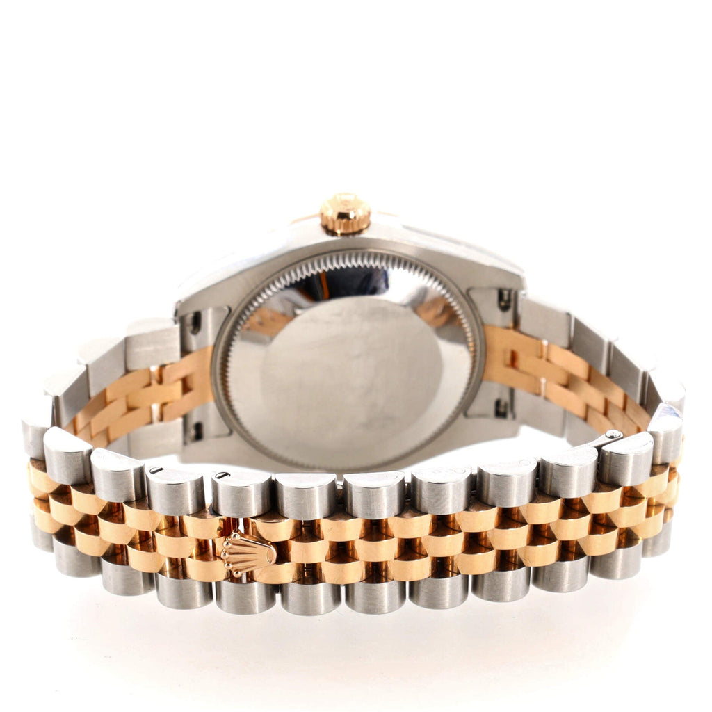 Oyster Perpetual Datejust Automatic Watch Stainless Steel and Rose Gold with Diamond VI Numeral 31