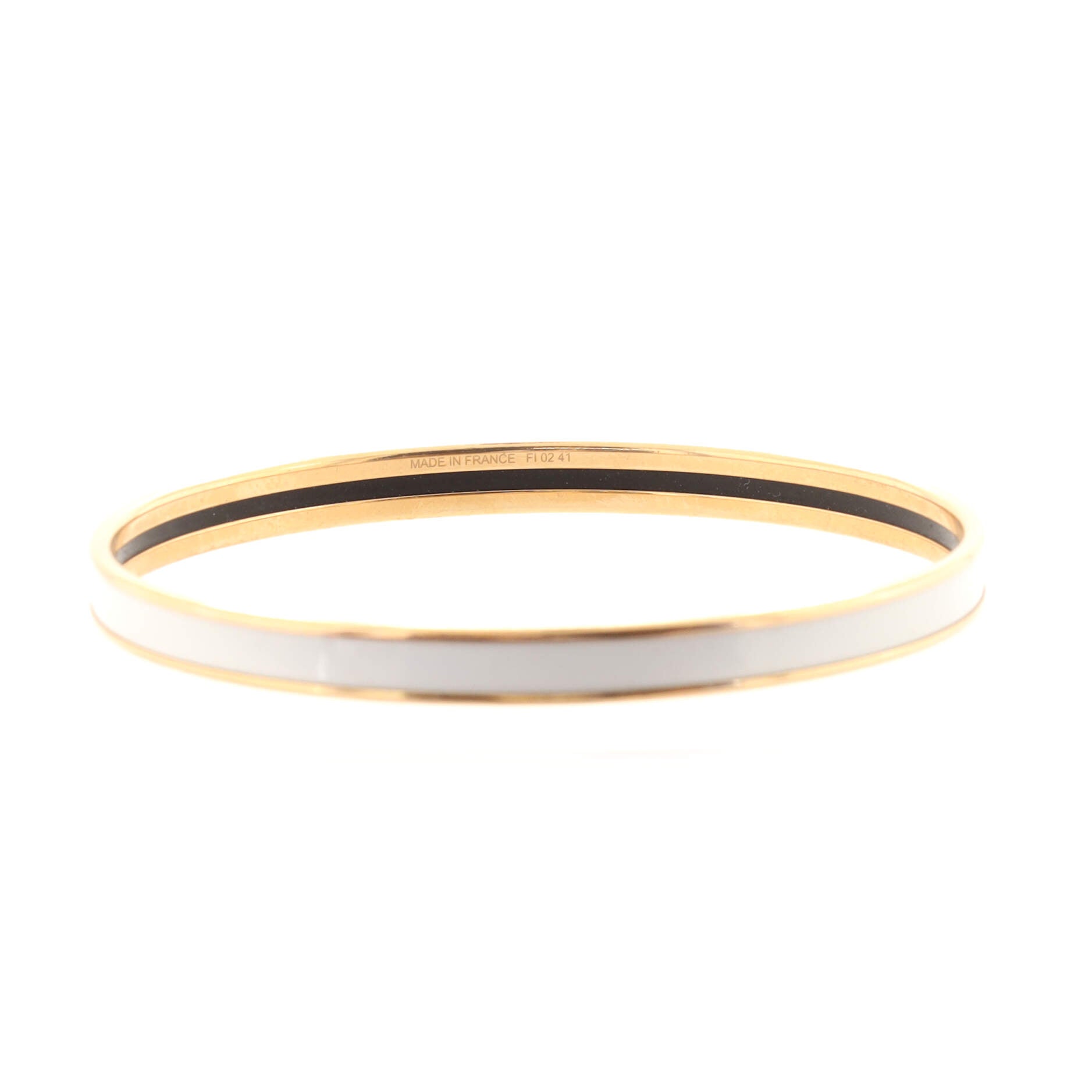 Uni Bangle Bracelet Enamel Extra Narrow