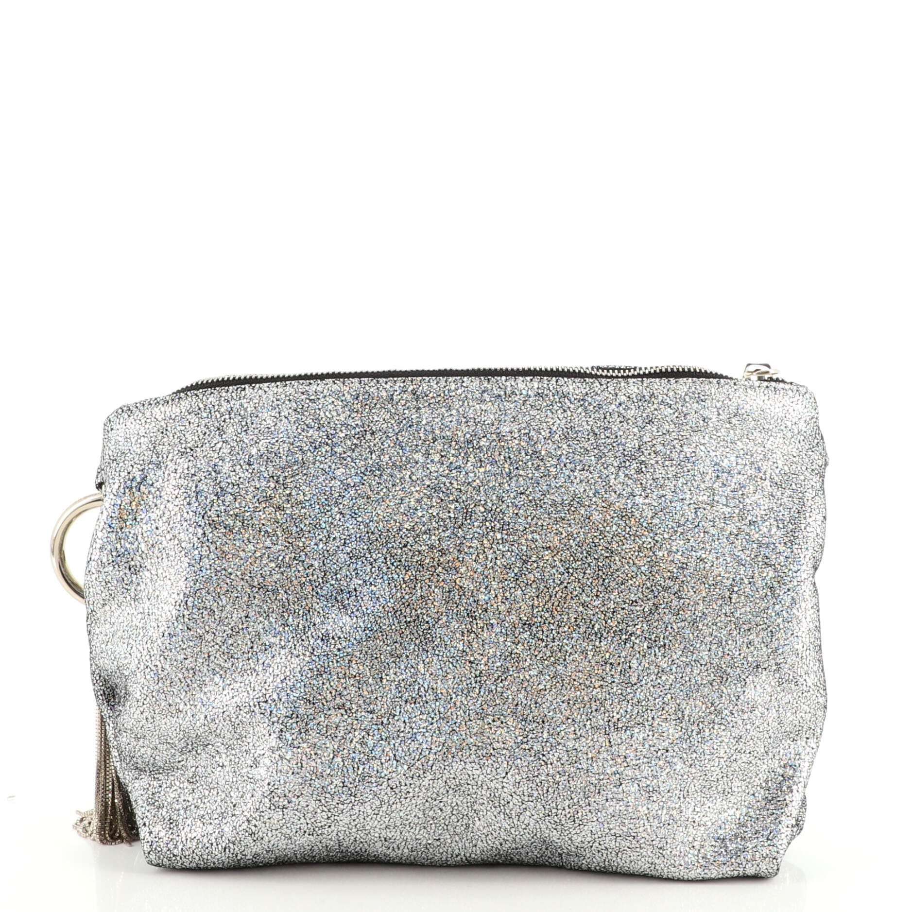 Callie Clutch Glitter Leather