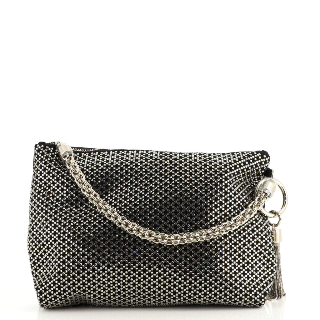 Callie Clutch Leather with Crystals Medium