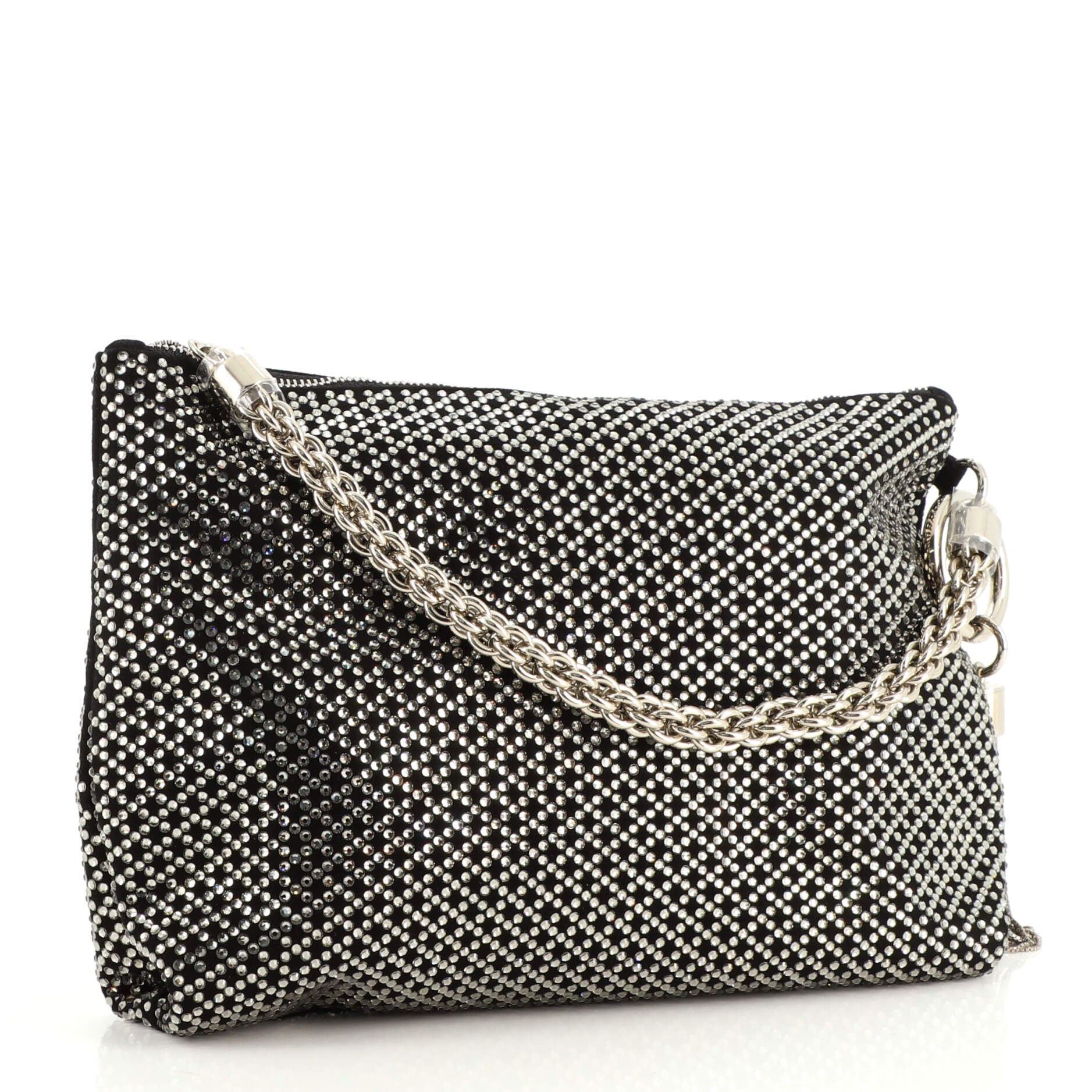 Callie Clutch Leather with Crystals Medium