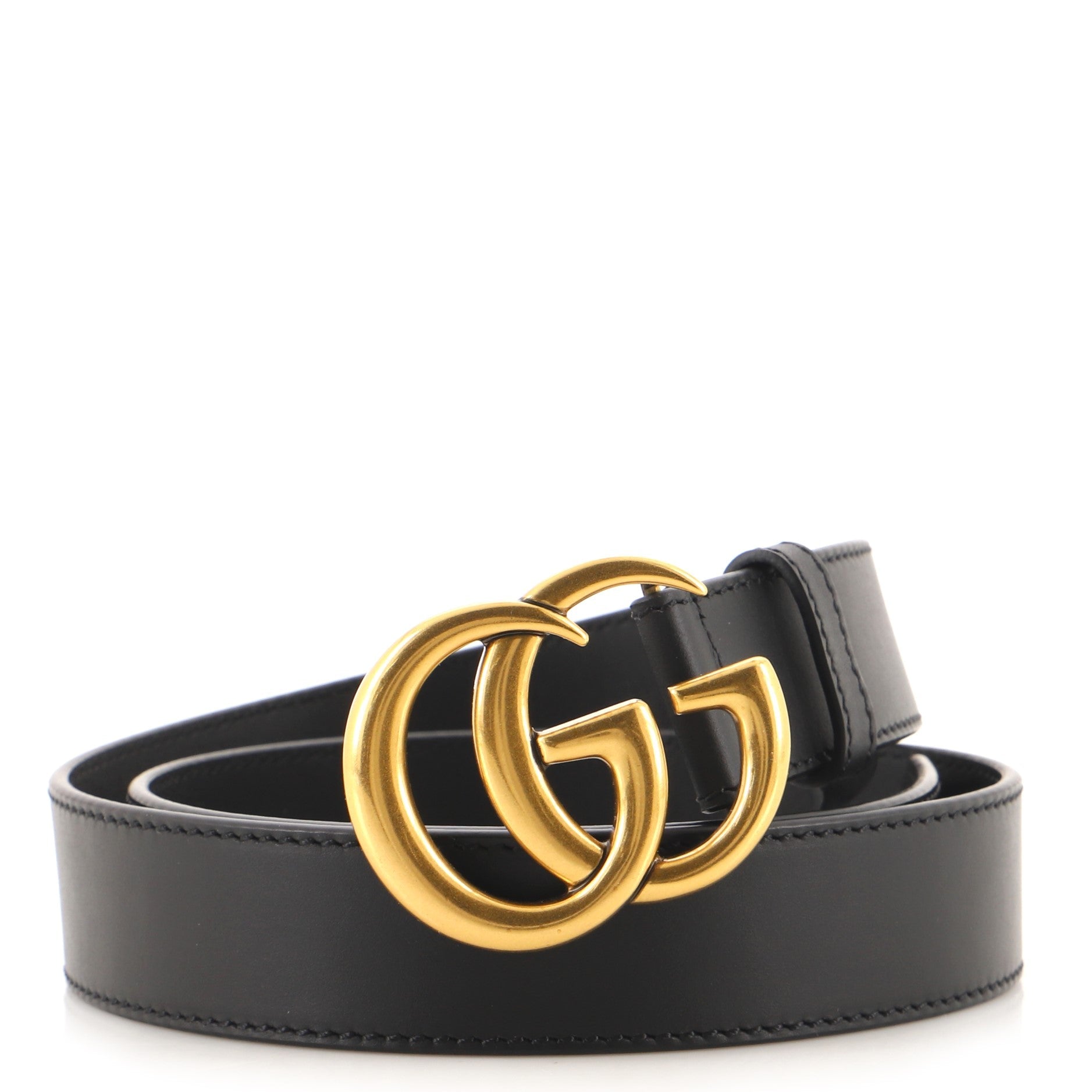 GG Marmont Belt Leather Medium 80