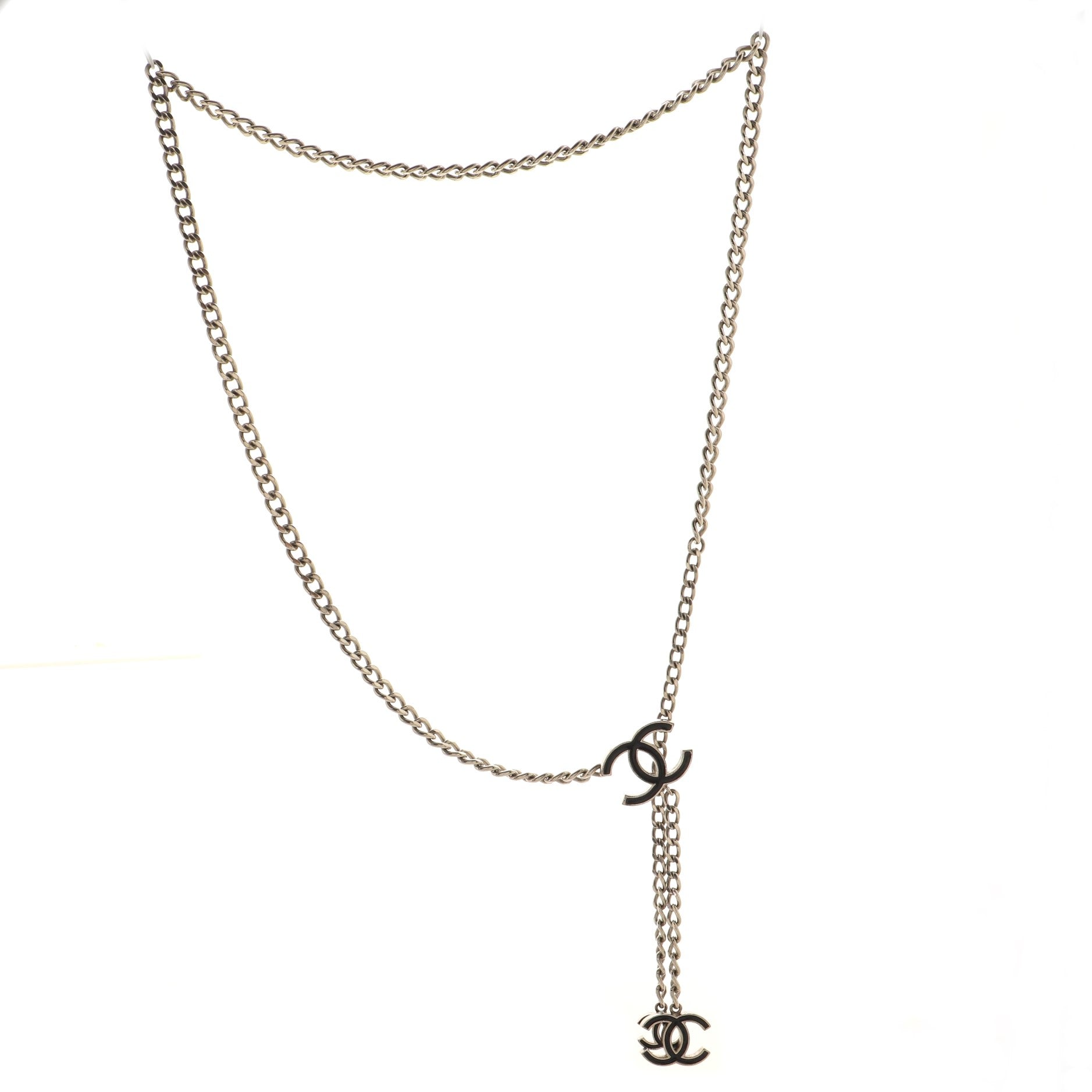 CC Charm Chain Belt Metal with Enamel 0