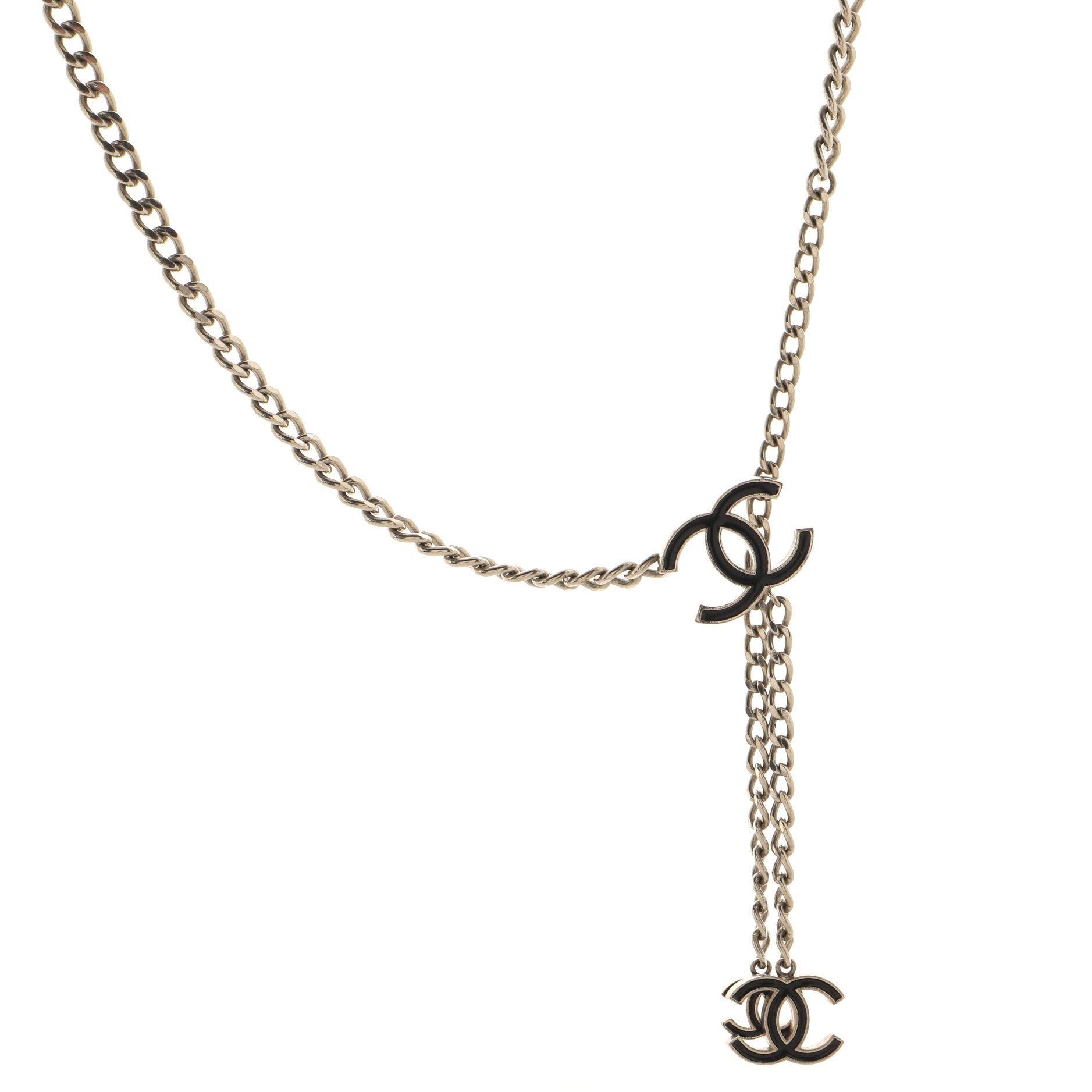CC Charm Chain Belt Metal with Enamel 0