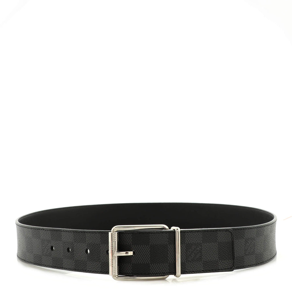 Reversible Belt Damier Graphite Medium 85