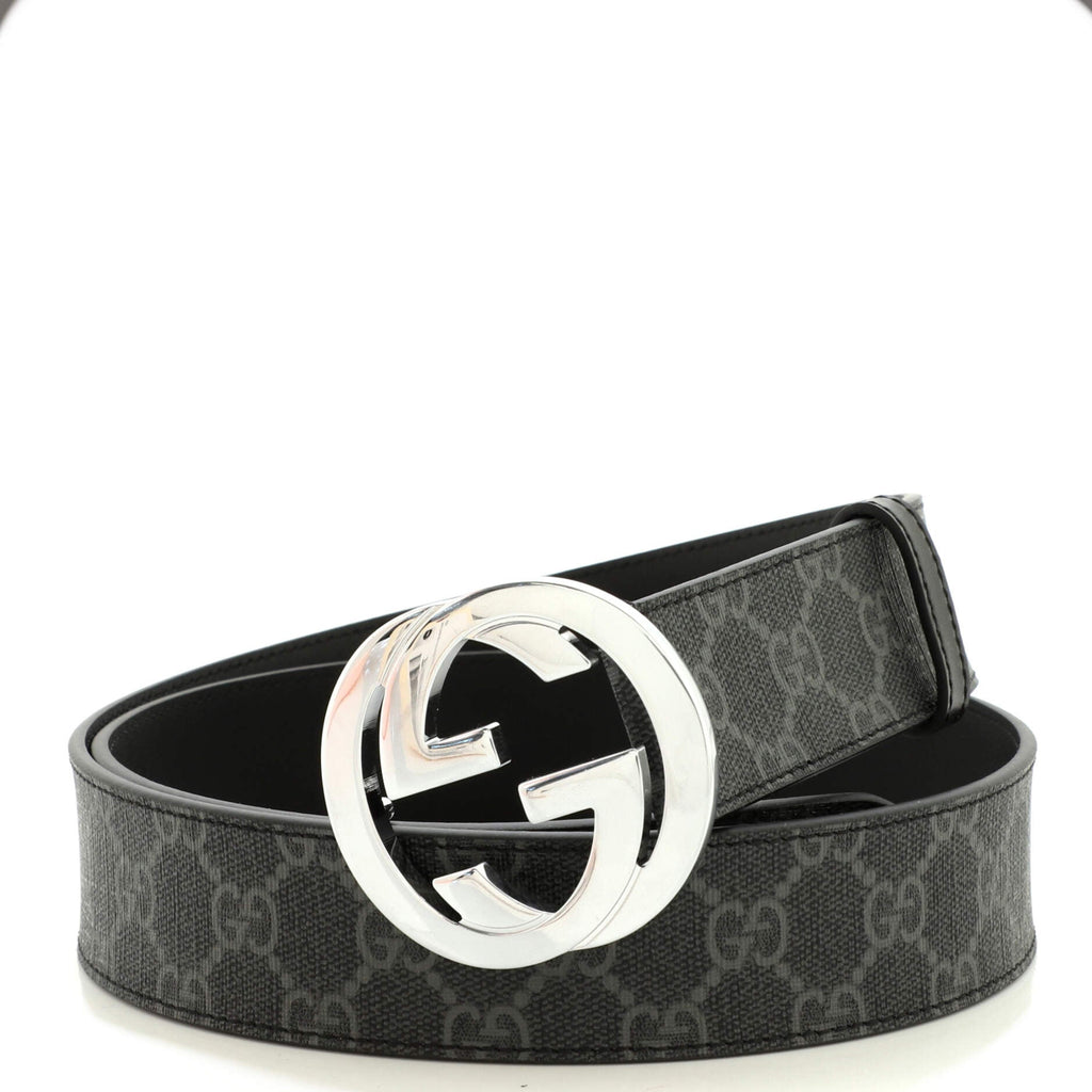 Interlocking G Belt GG Coated Canvas Wide 105