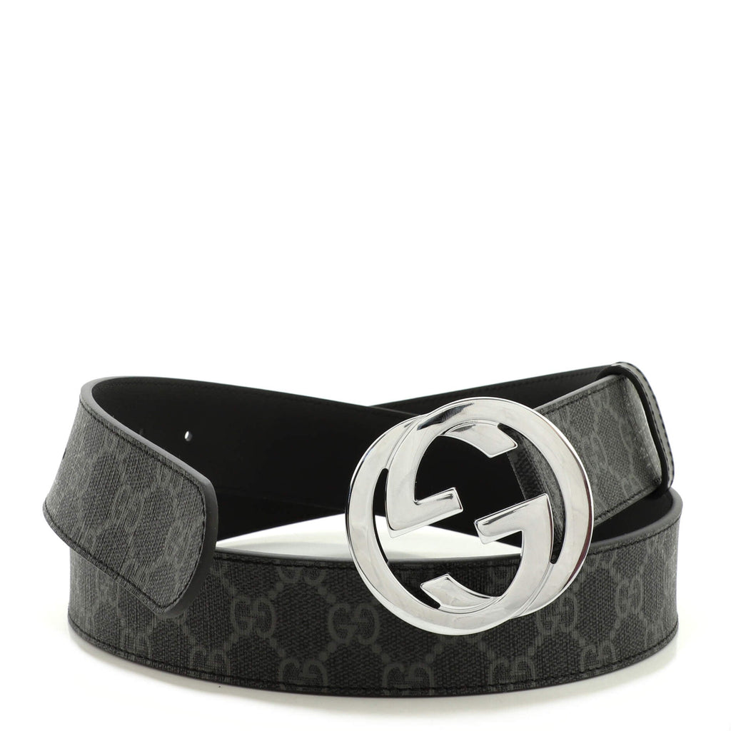 Interlocking G Belt GG Coated Canvas Wide 105
