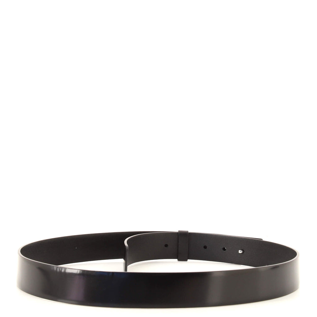 Triangle Logo Belt Leather Medium 95