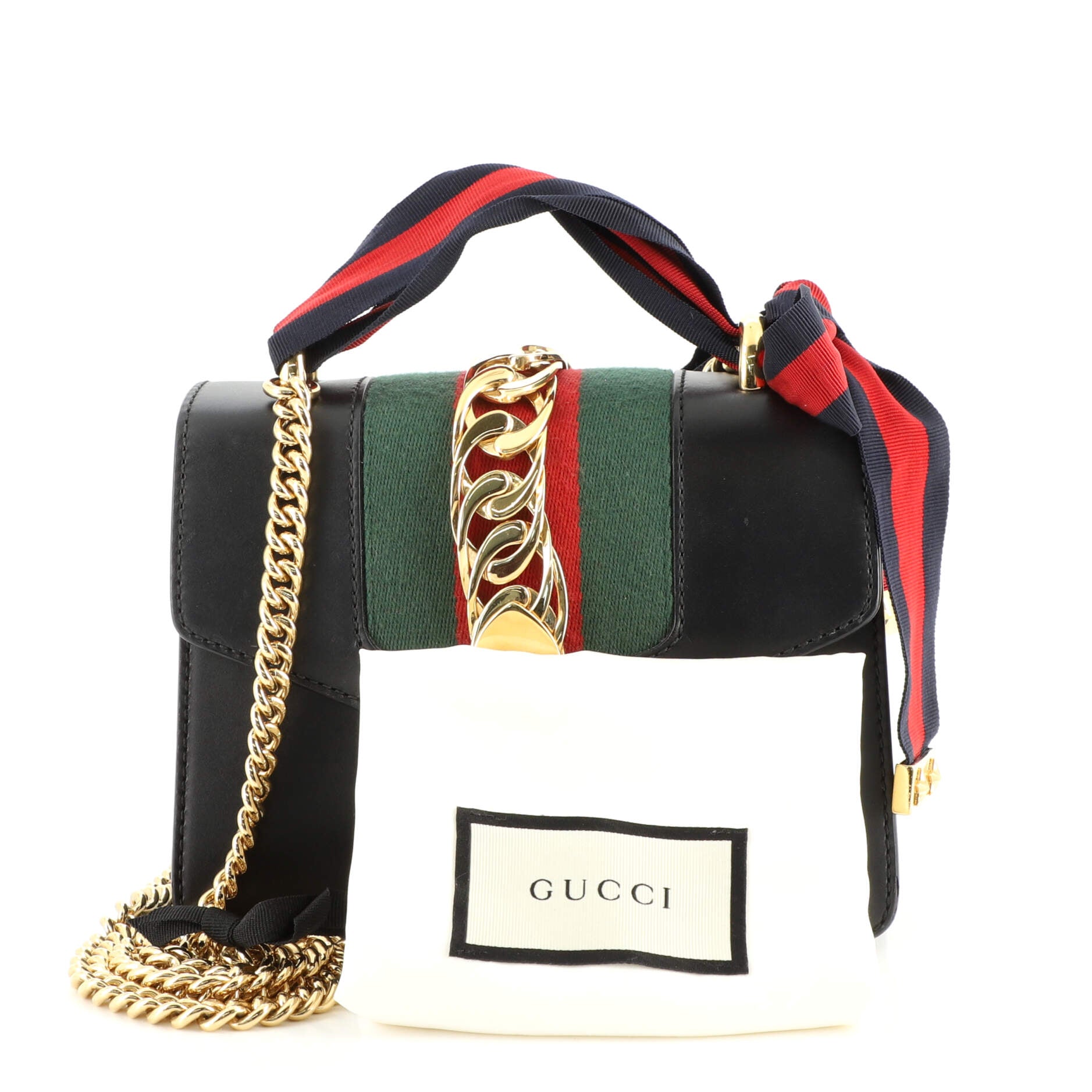 Sylvie Chain Shoulder Bag Leather Mini