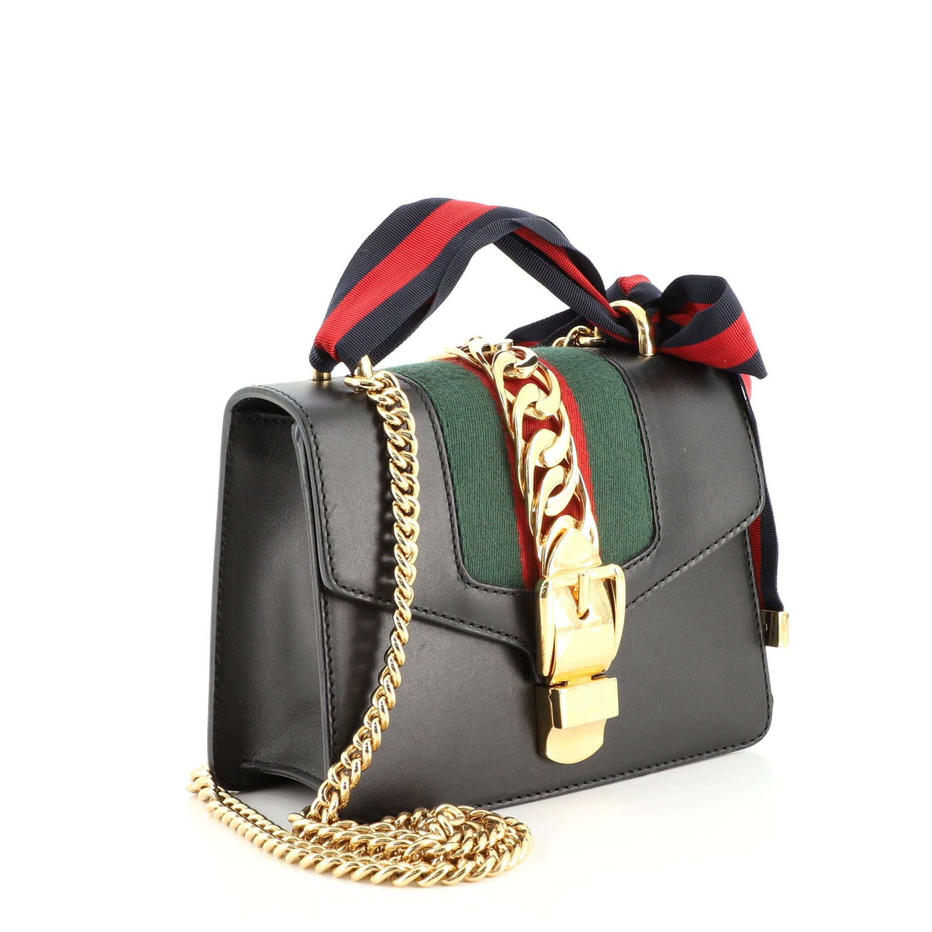 Sylvie Chain Shoulder Bag Leather Mini