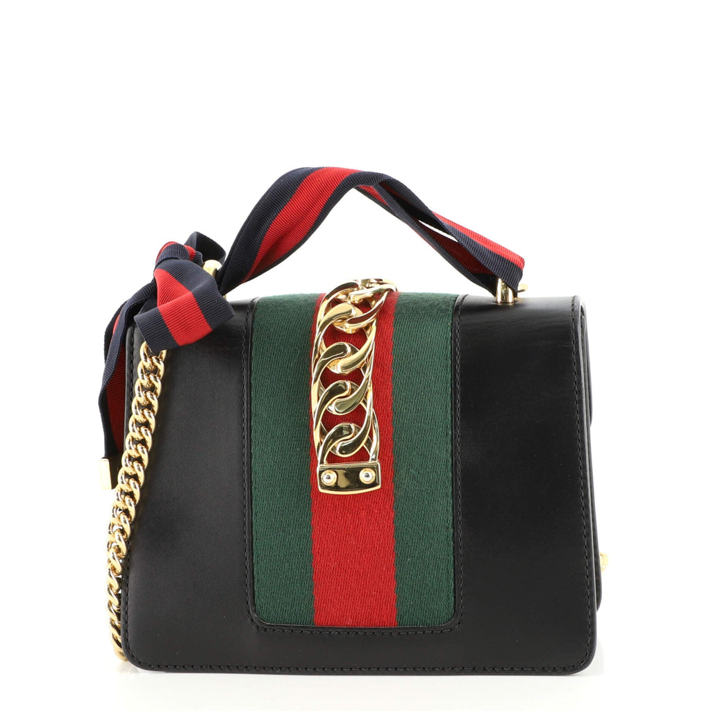Sylvie Chain Shoulder Bag Leather Mini