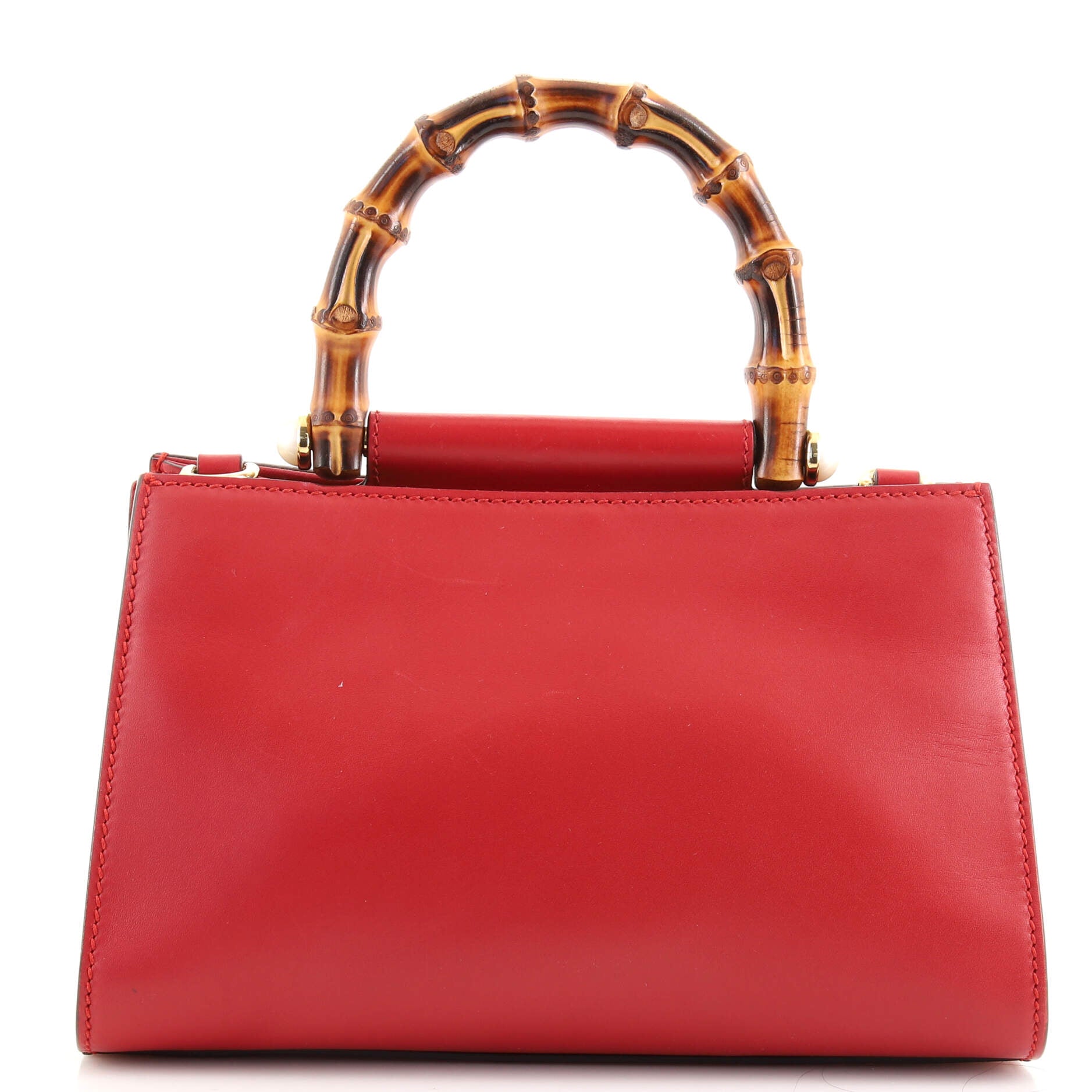 Nymphaea Top Handle Bag Leather Mini
