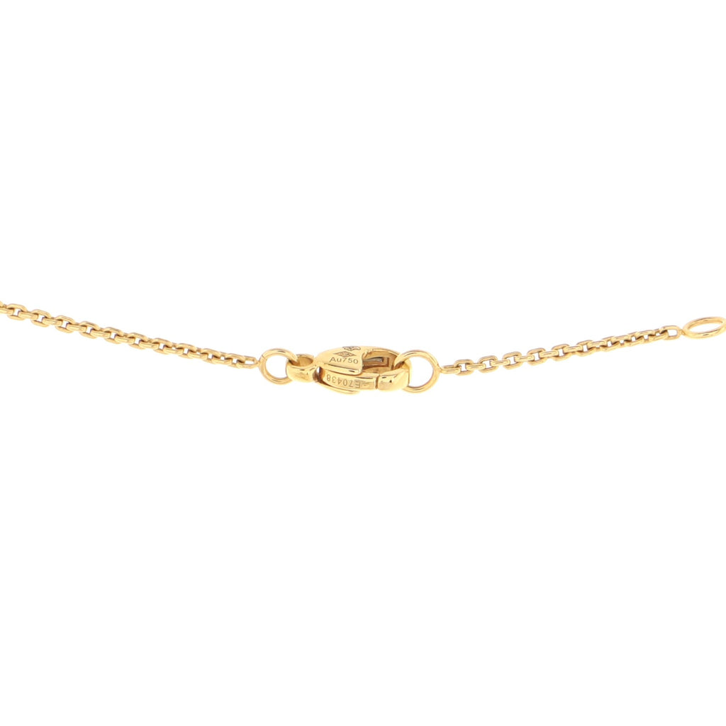 Idylle Blossom LV Pendant Necklace 18K Yellow Gold with Diamond