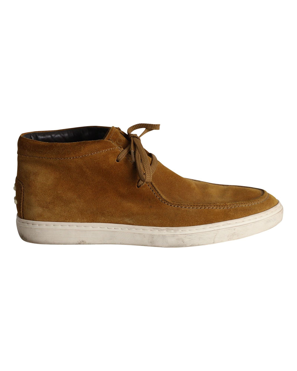 Men's Tod's Lace-Up Desert Boots in Brown Suede