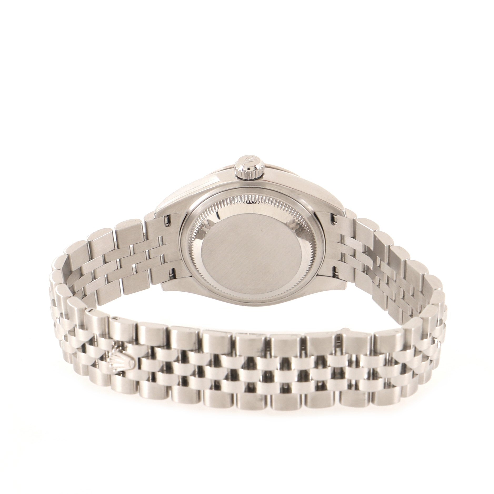 Oyster Perpetual Datejust Automatic Watch Stainless Steel and White Gold with Diamond Bezel and Markers 28