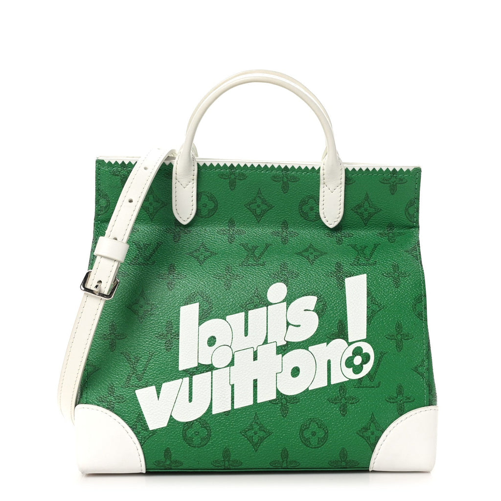 Vintage Monogram Everyday LV Litter Green