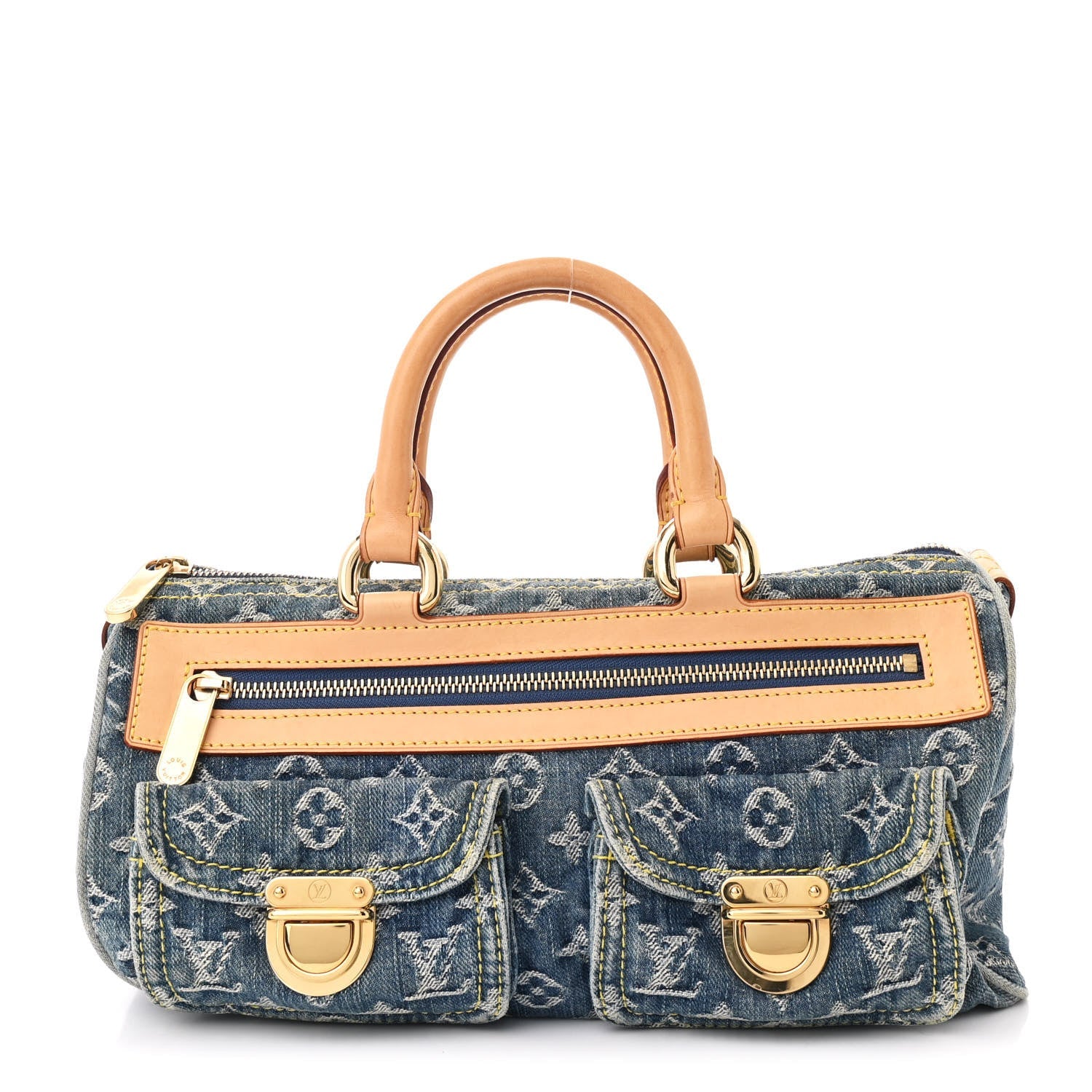 Monogram Denim Neo Speedy Blue