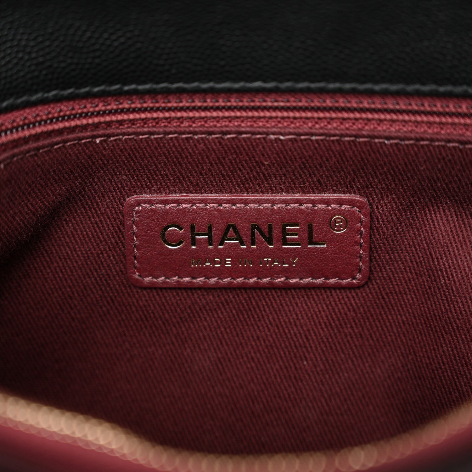 Caviar Quilted Small Coco Handle Flap Black