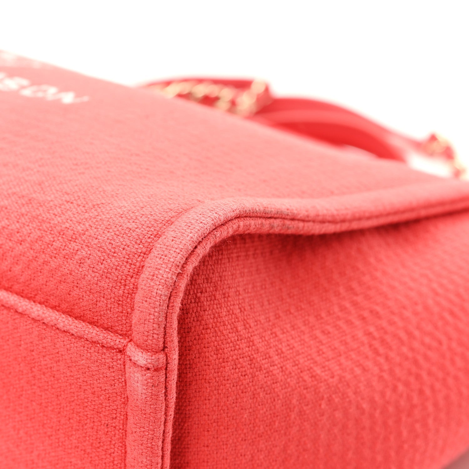 Mixed Fibers Small Deauville Tote Red