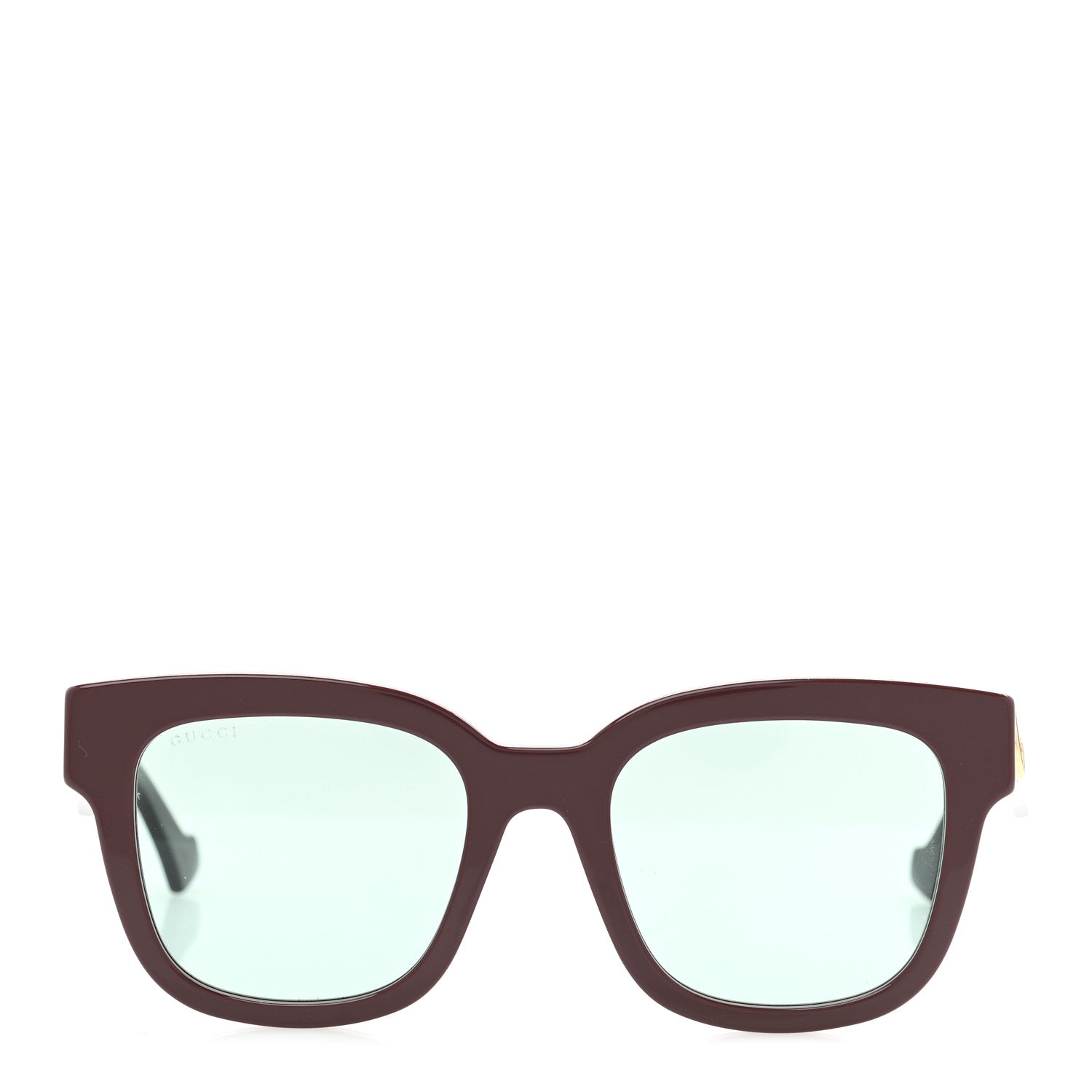 Rectangle 52mm Frame Sunglasses GG0998S Burgundy